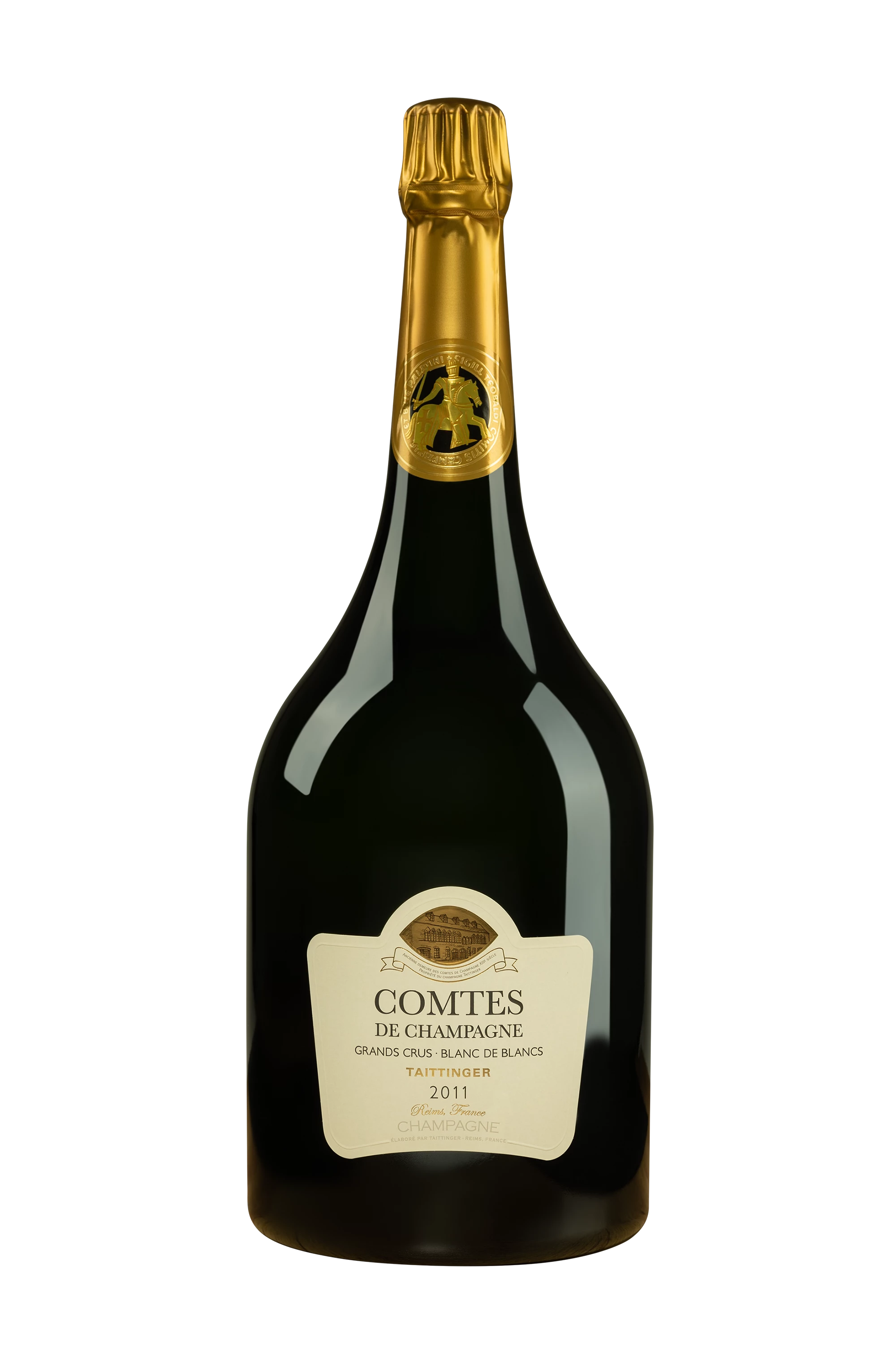 Maison Taittinger - Champagne Brut Grand Cru Blanc de Blancs Millésimé "Comtes de Champagne" Blanc 2011 12.5° Wooden case, 300cl