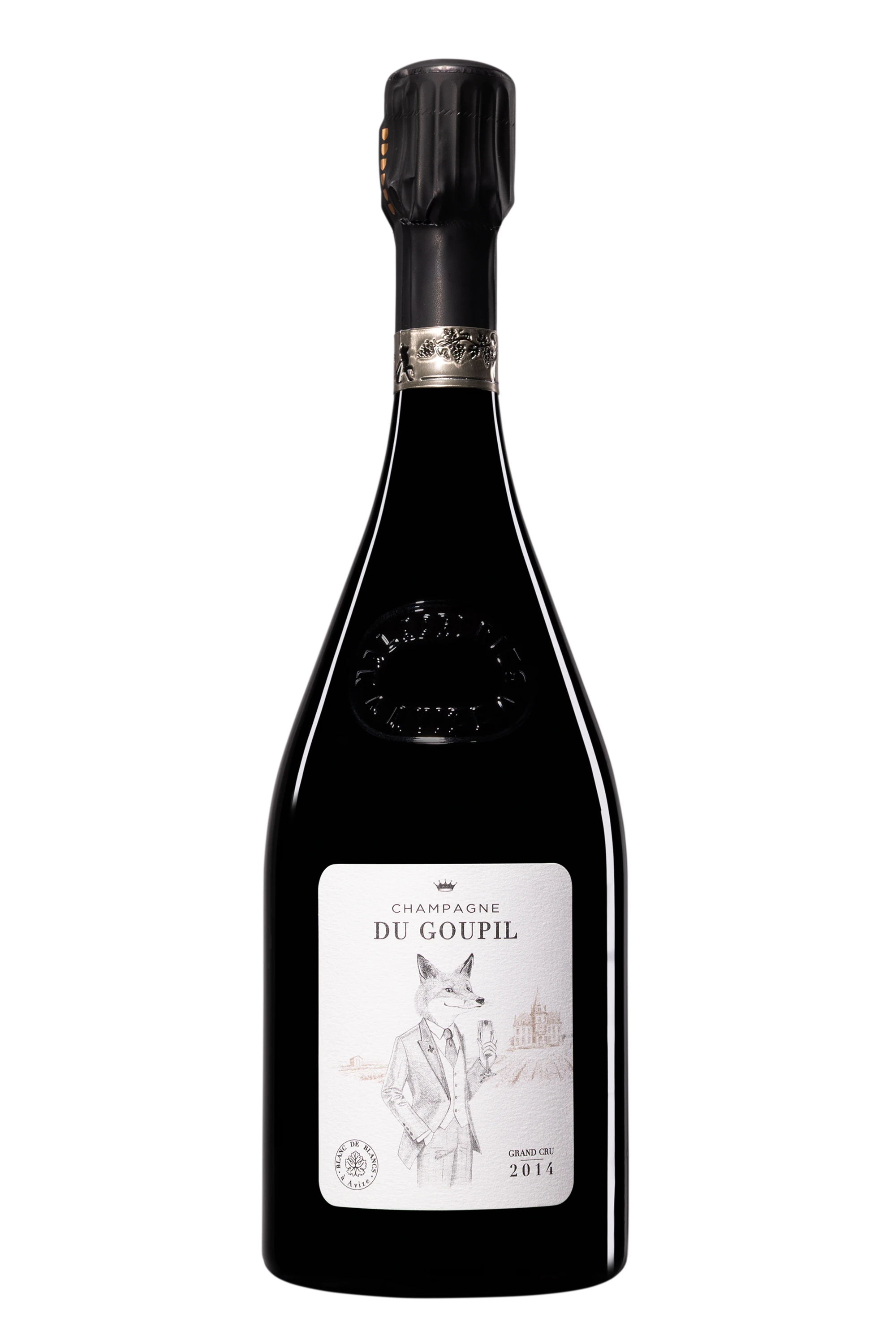 Domaine du Goupil - Champagne Brut Grand Cru Blanc de Blancs Millésimé Blanc 2014 Dégorgement Jun. 2026, 75cl