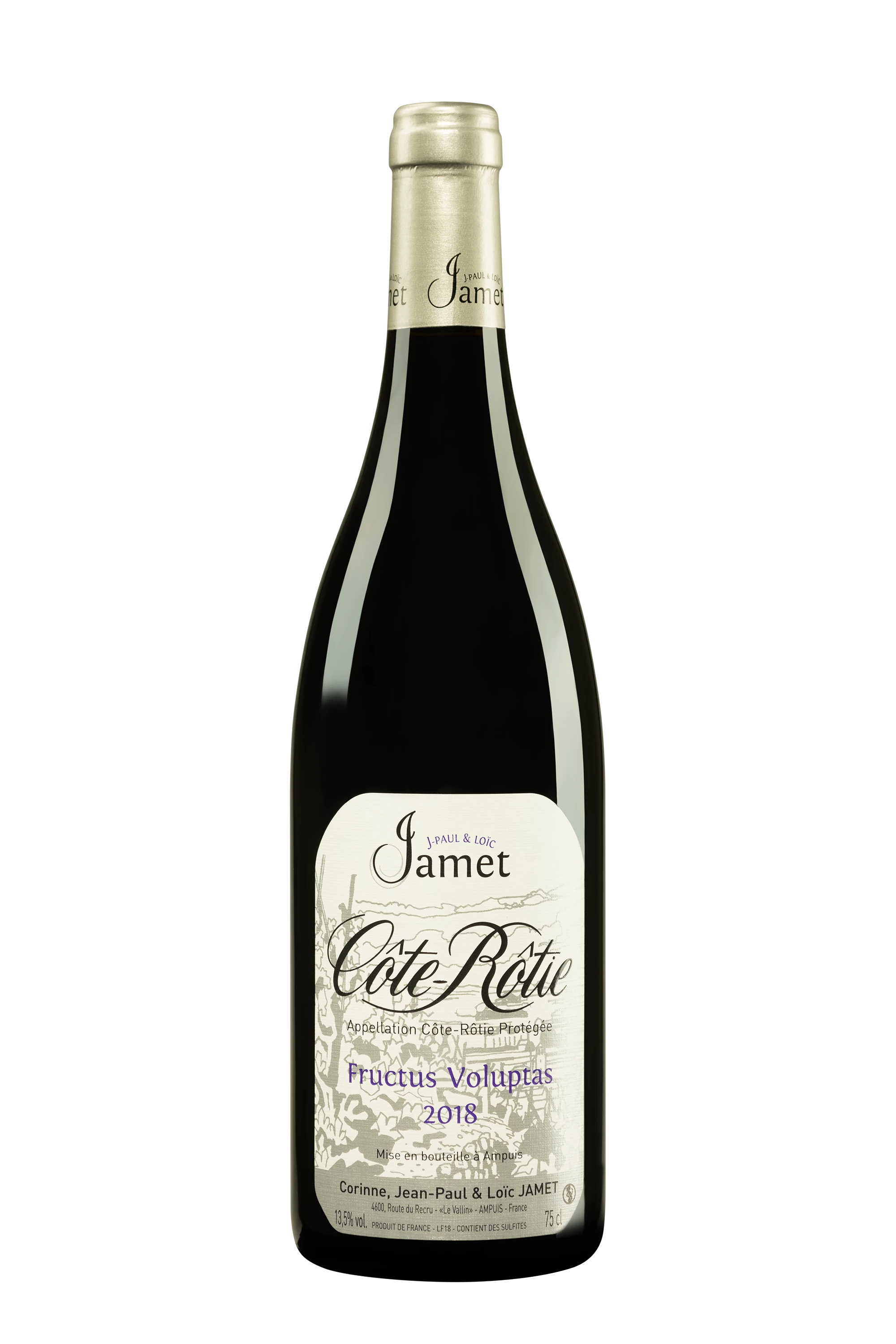 Domaine Jamet - Côte-Rotie "Fructus Voluptas" Rouge 2018 13.5°, 75cl