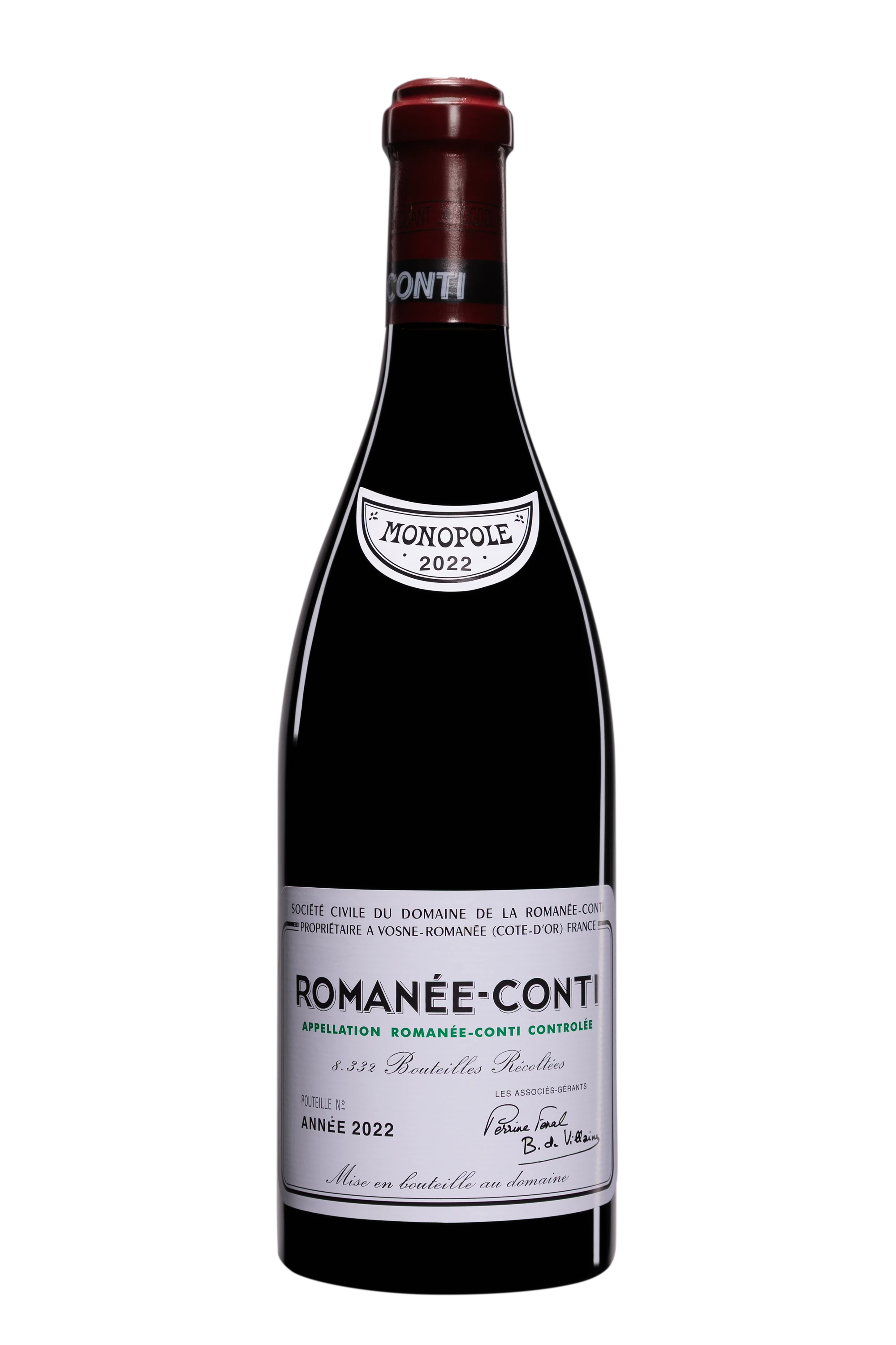 Domaine de la Romanée Conti - Romanée-Conti Grand Cru "Monopole" Rouge 2022 13°, 75cl