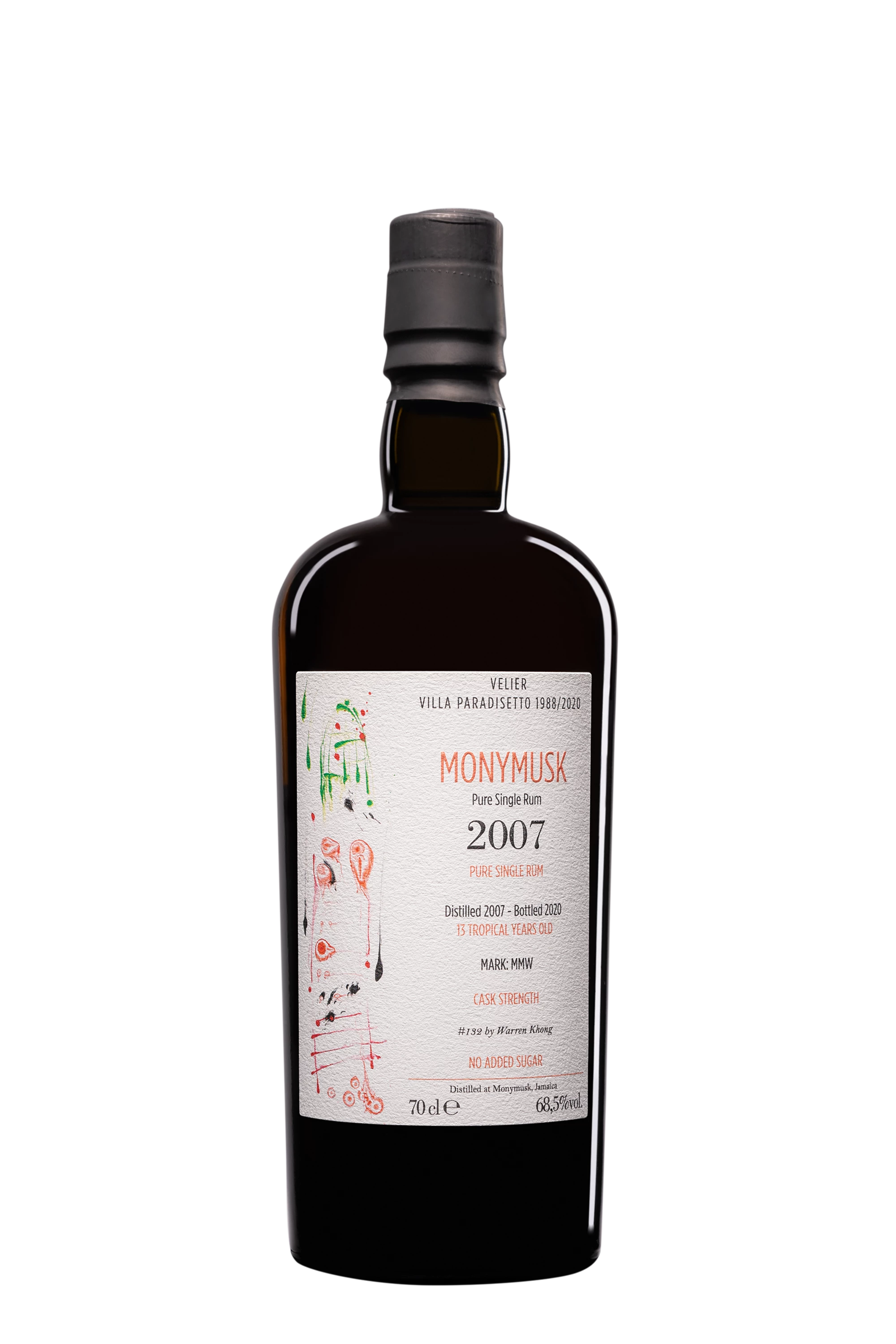 Vélier - Molasses American Rhum "13 Ans Monymusk - Villa Paradisetto 1988/2020" Brun 2007 68.5° Giftbox, 70cl
