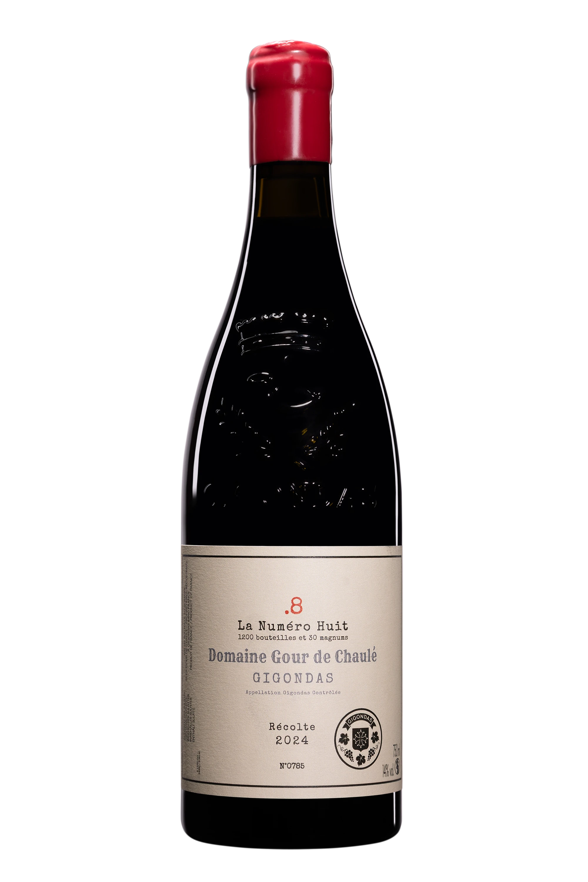 Domaine Gour de Chaulé - Gigondas "Le Numéro Huit .8" Rouge 2024 14°, 75cl