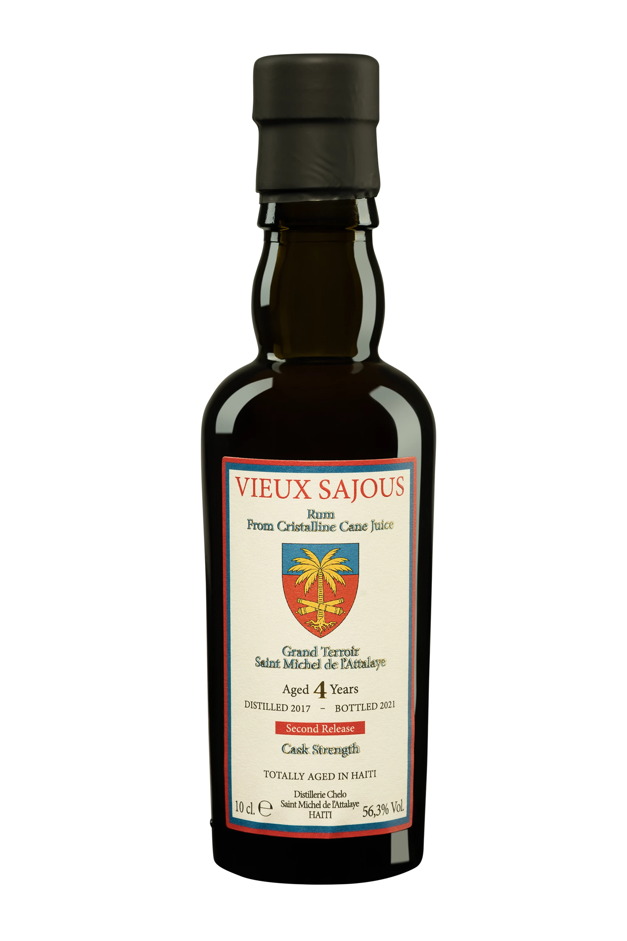 Spirit of Haiti - Clairin Pur Cane Juice Haïtian Rhum "4 Ans Vieux Sajous - Second Release" Brun 2017 56.3° Giftbox, 10cl