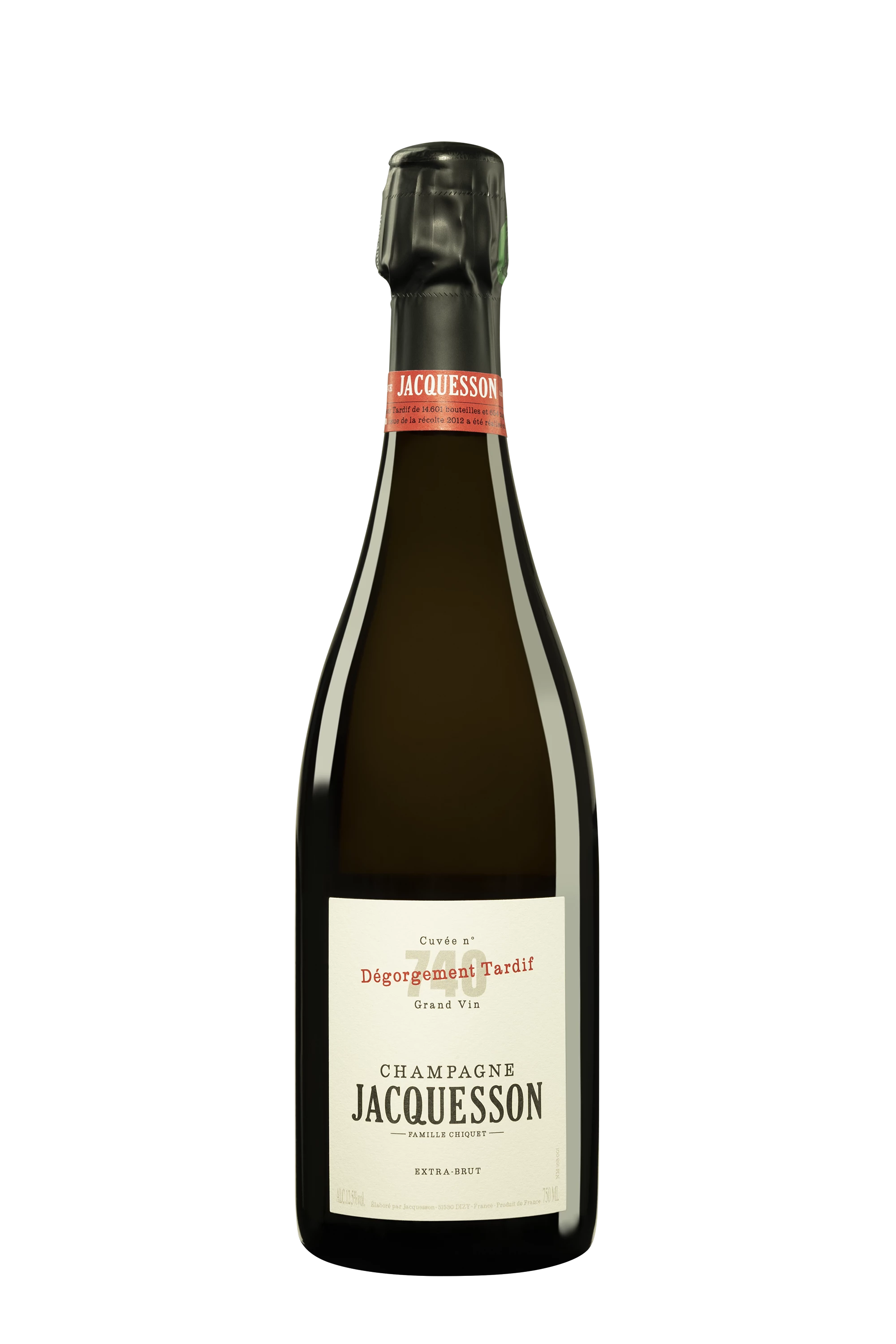 Domaine Jacquesson - Champagne Extra-Brut "740 Dégorgement Tardif" Blanc NV 12.5° Giftbox, 75cl