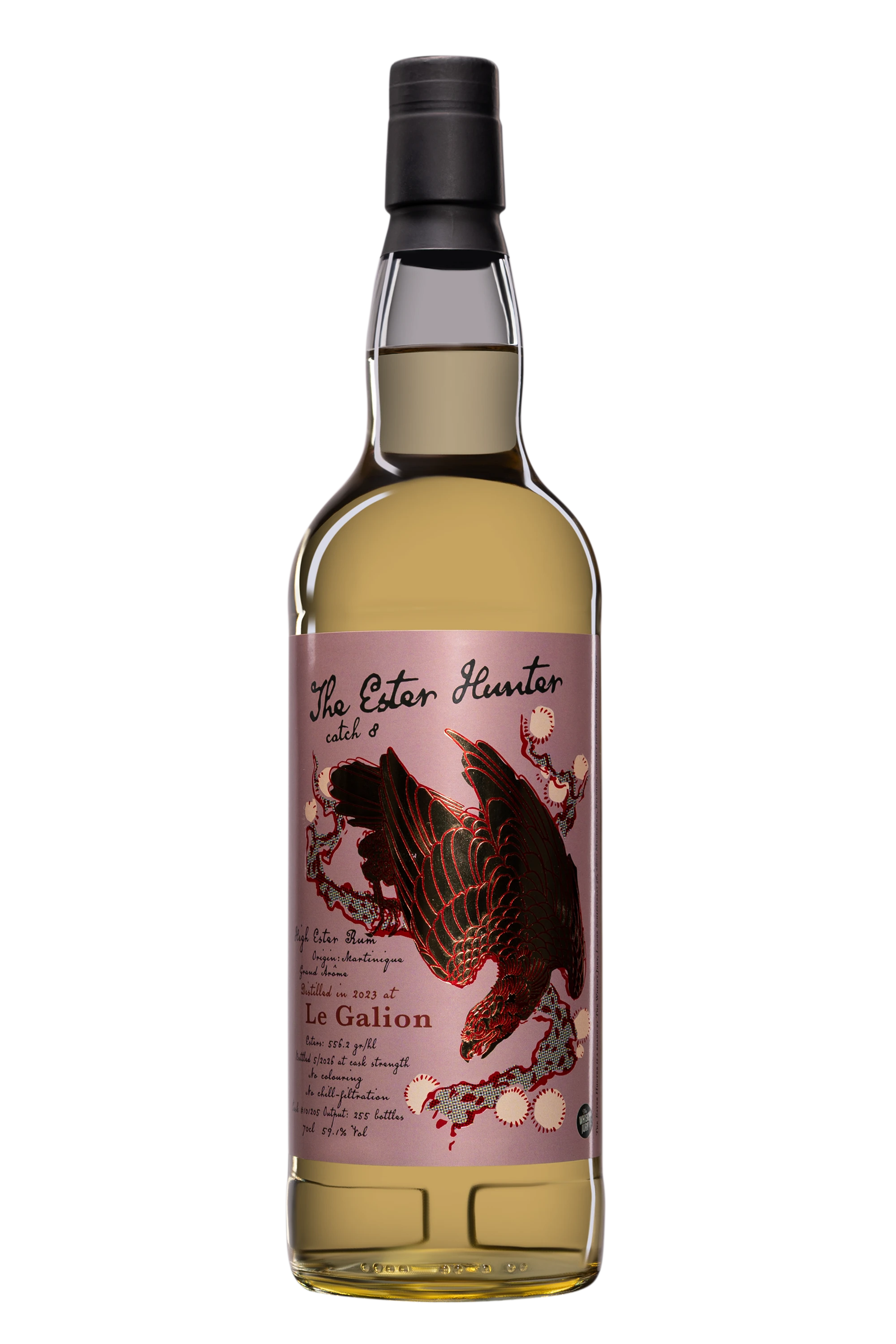 The Whisky Jury - Rhum Vieux de Mélasse de Martinique "The Ester Hunter Catch 8 – Martinique Grand Arôme" Brun 2023 59.1°, 70cl
