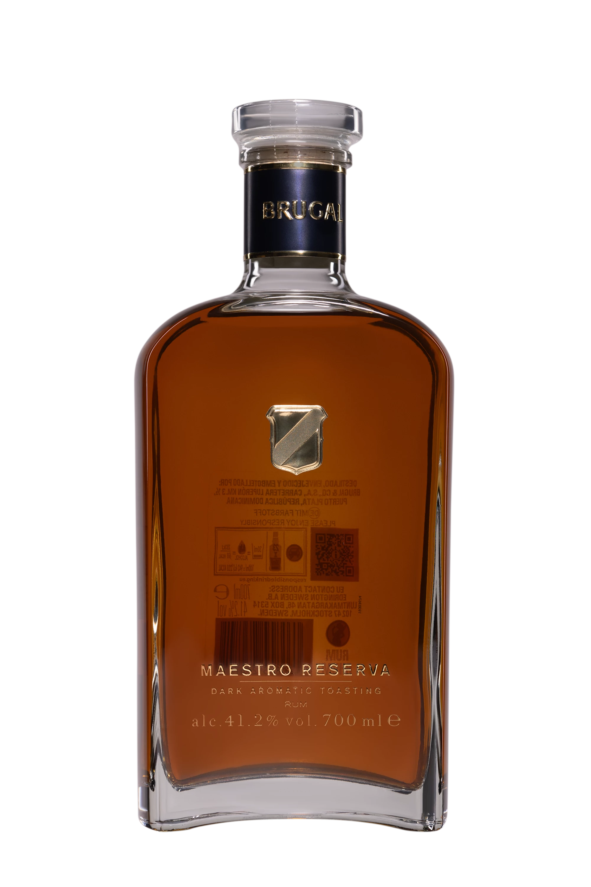 Brugal - Molasses Dominicain Rhum "Maestro Reserva" Brun 41.2° Giftbox, 70cl