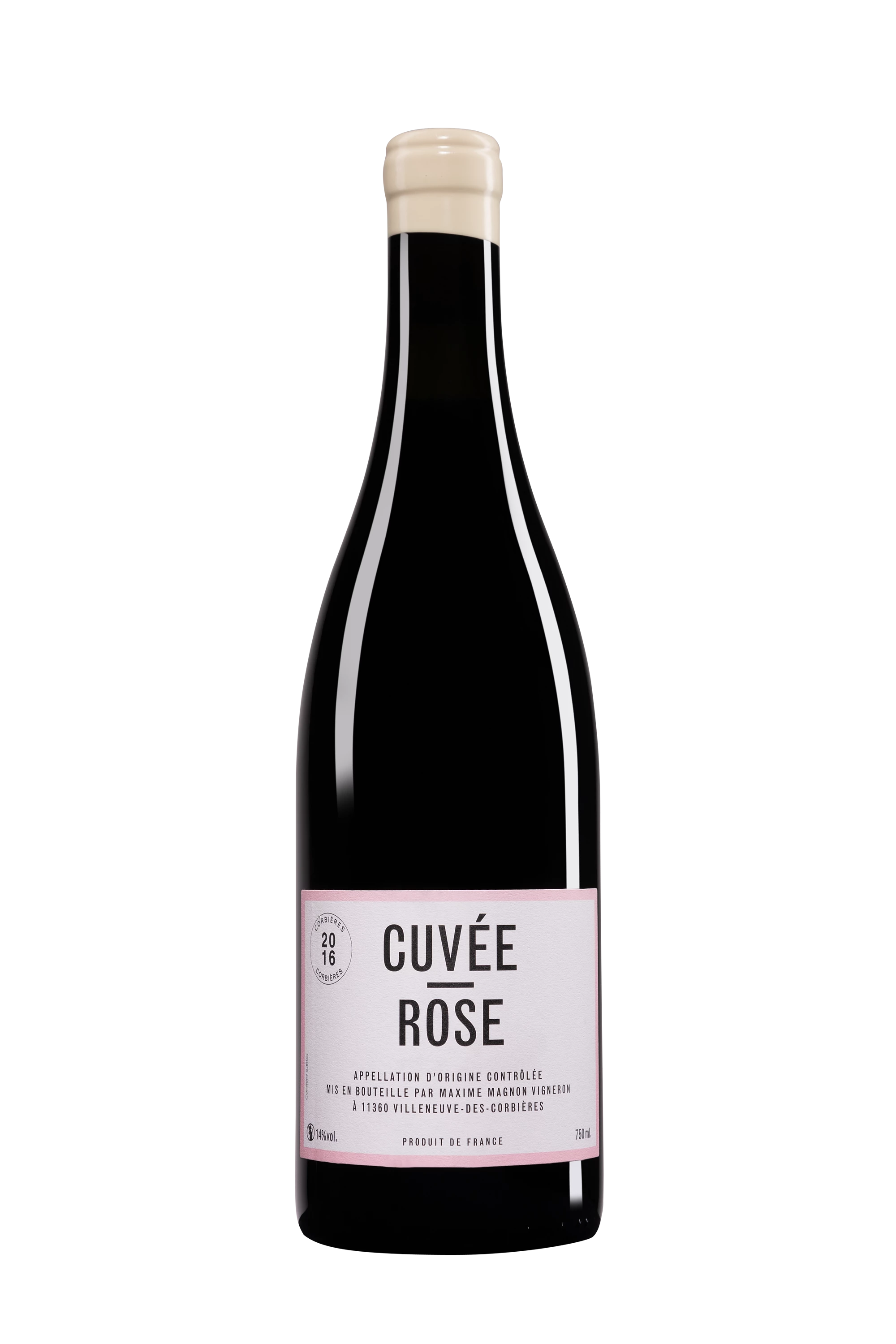 Domaine Maxime Magnon - Corbières "Cuvée Rose" Rouge 2016, 75cl
