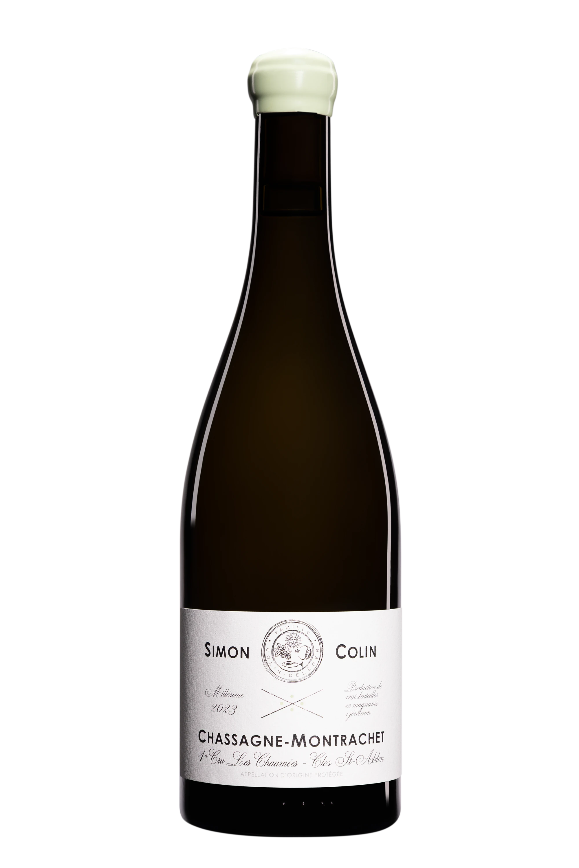Domaine Simon Colin - Chassagne-Montrachet 1er Cru "Les Chaumées - Clos Saint-Abdon" Blanc 2023, 75cl