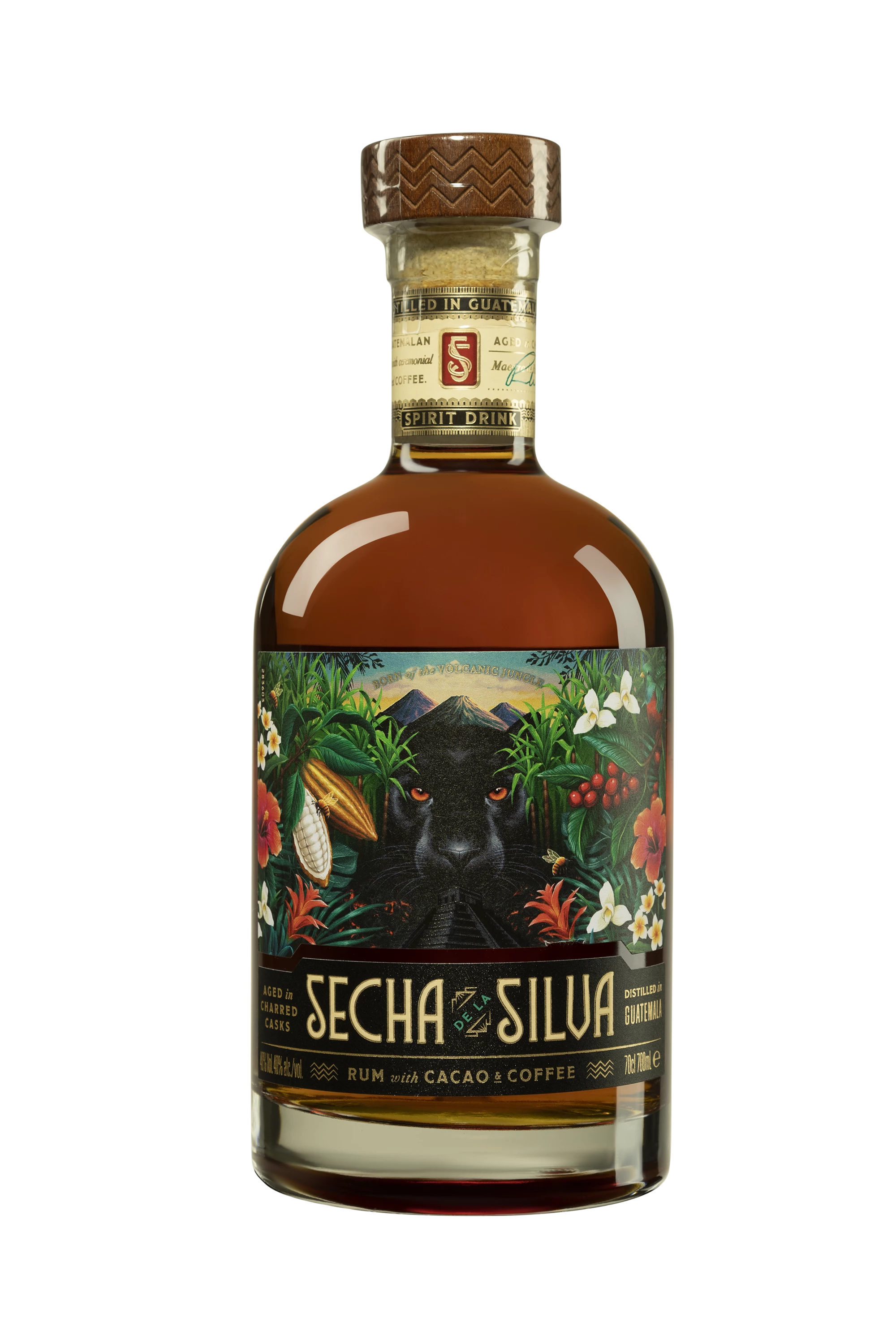 Secha de la Silva - Molasses Guatemalan Rhum Brun 40°, 70cl