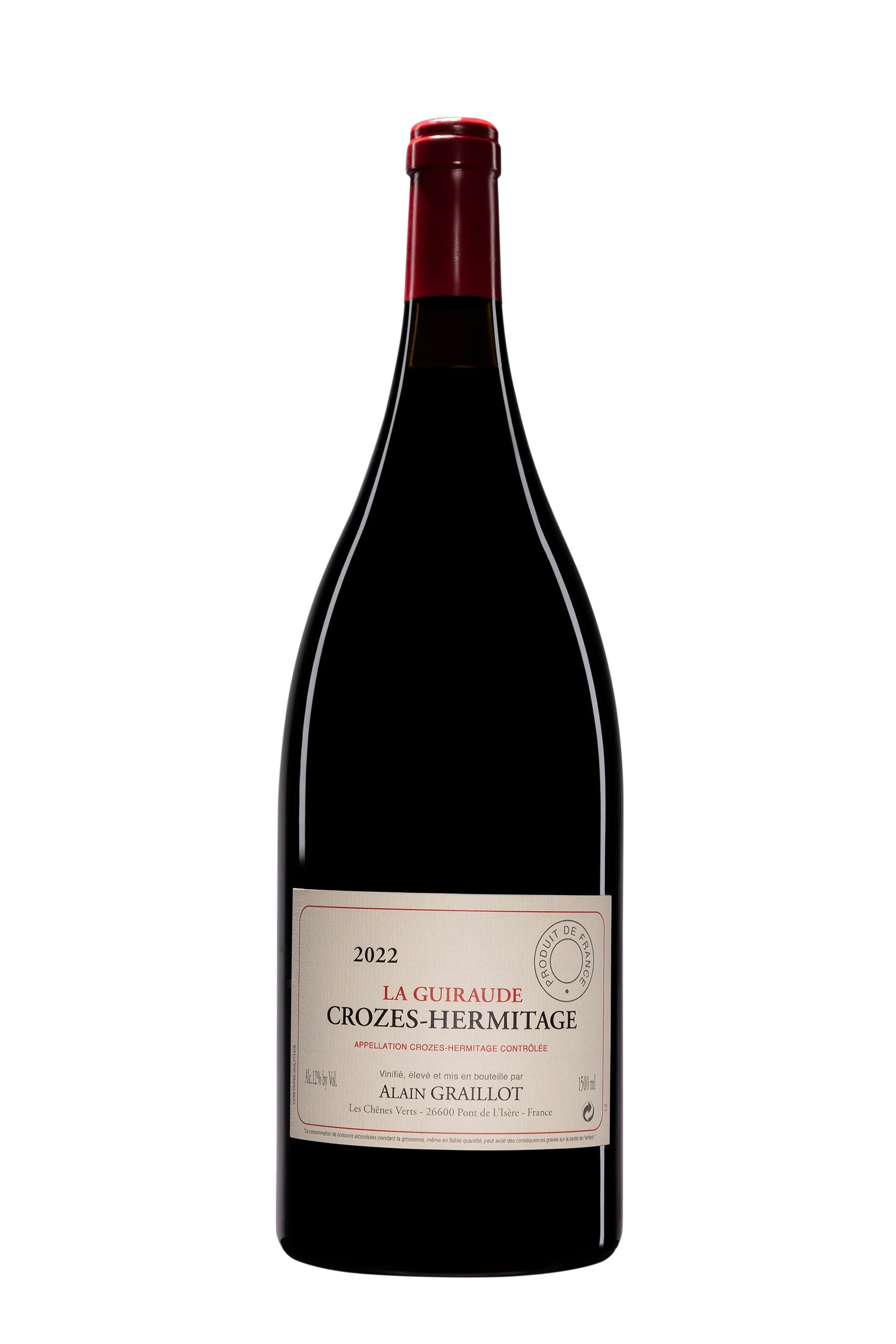 Domaine Alain Graillot - Crozes Hermitage "La Guiraude" Rouge 2022, 150cl