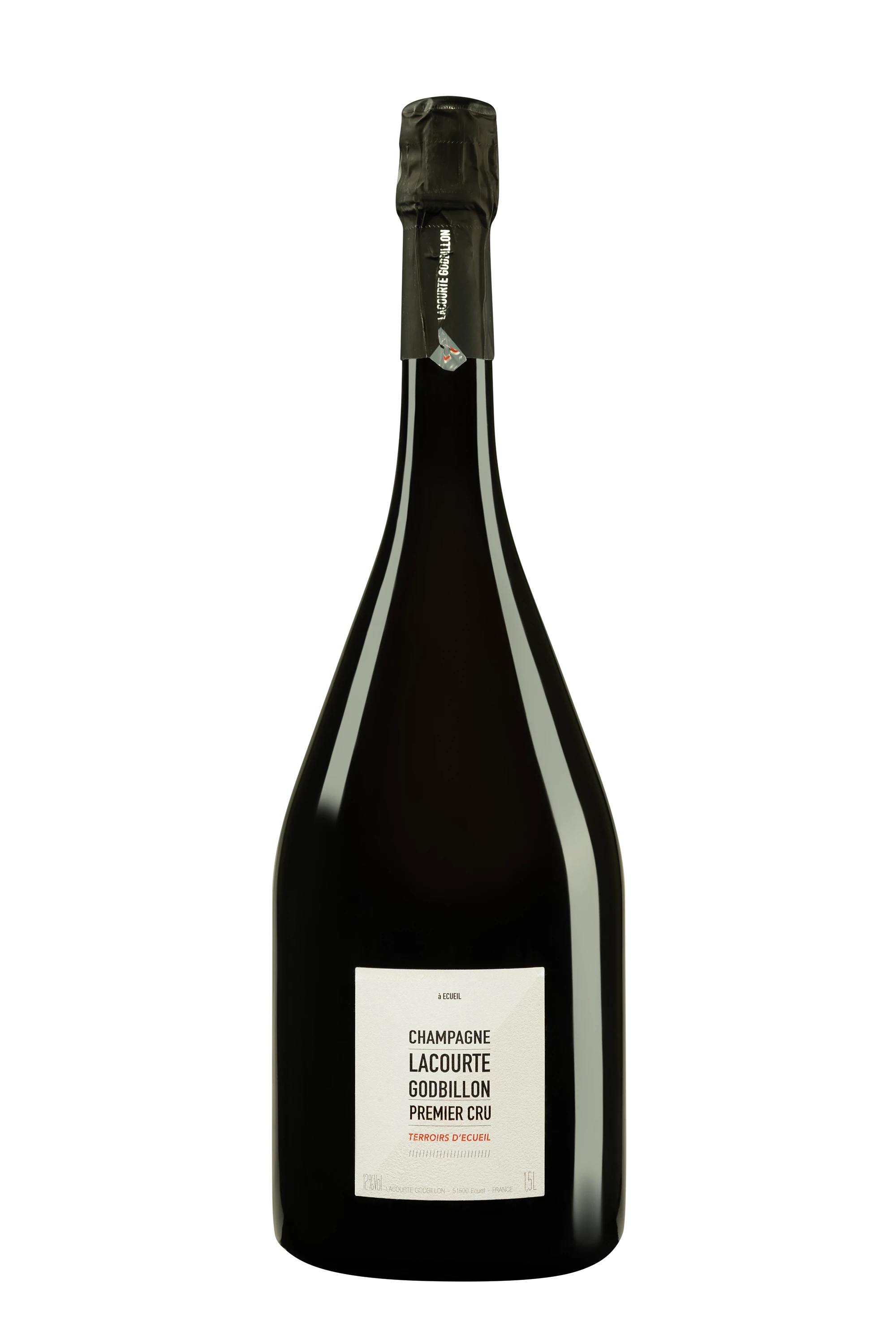 Domaine Lacourte-Godbillon - Champagne Brut 1er Cru "Terroirs d'Ecueil" Blanc NV 12°, 150cl