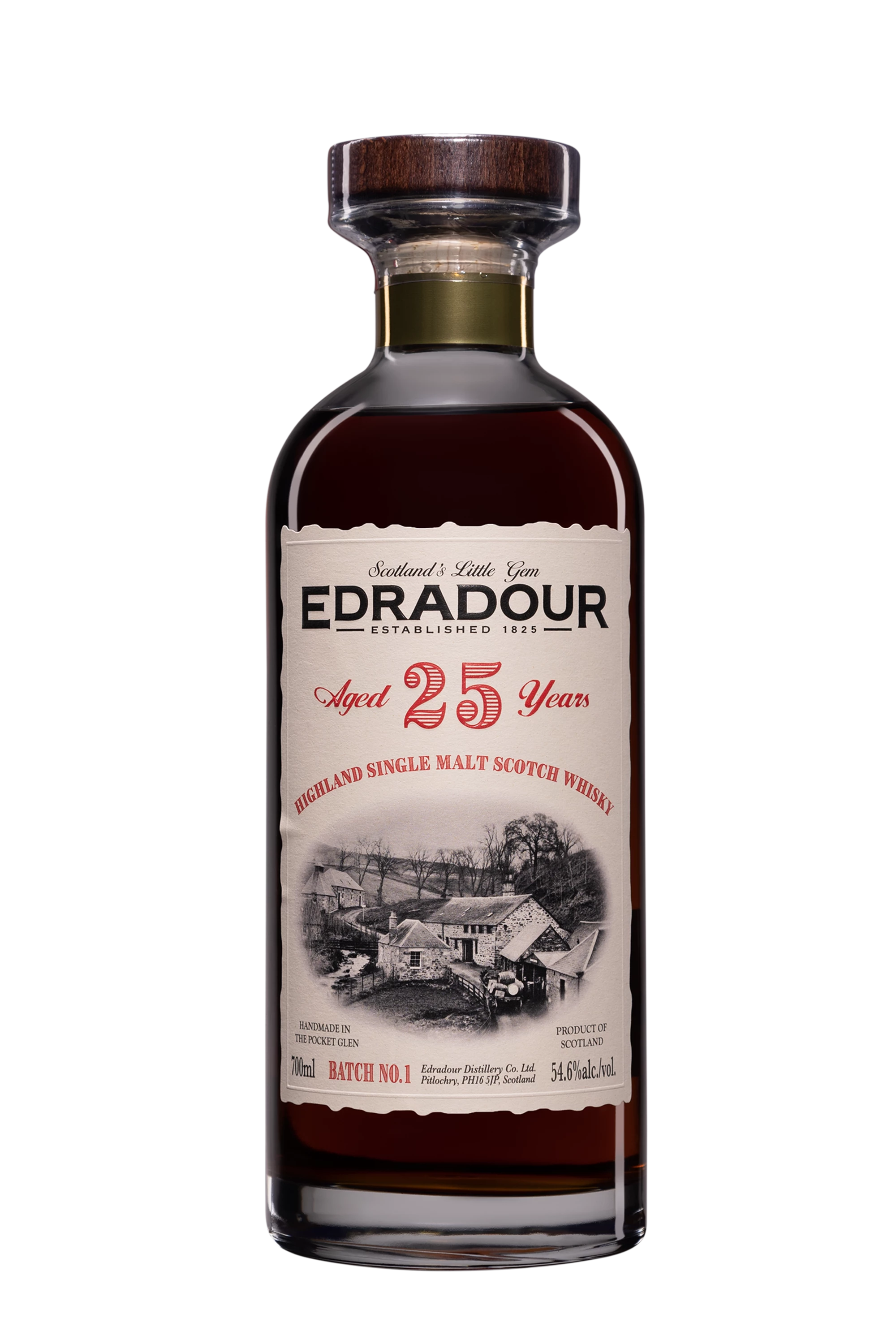 Edradour - Single Malt Scotch Whisky "25 Ans" 54.6° Giftbox, 70cl