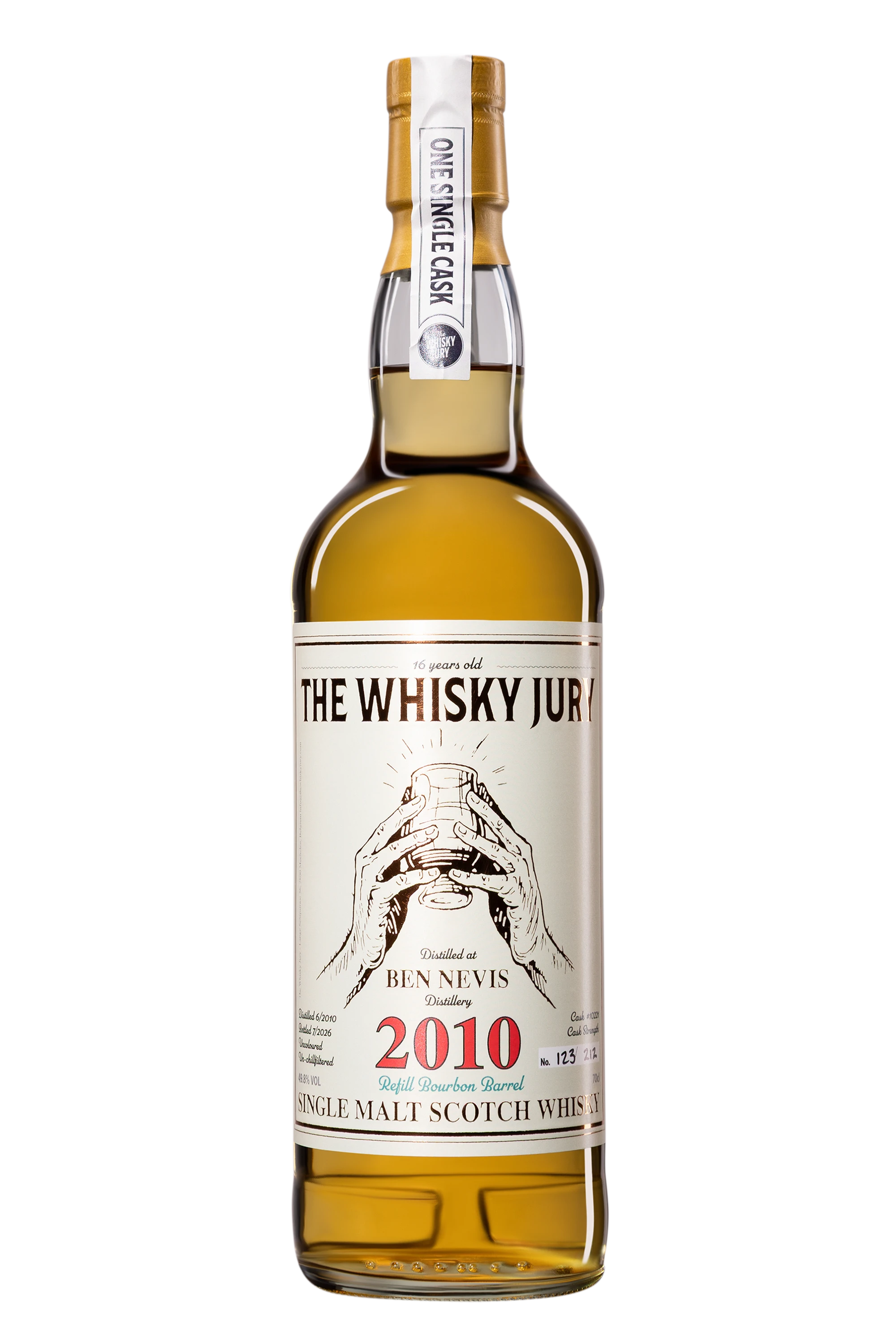 The Whisky Jury - Single Malt Scotch Whisky "16 Ben Nevis" Brun 2010 49.8°, 70cl