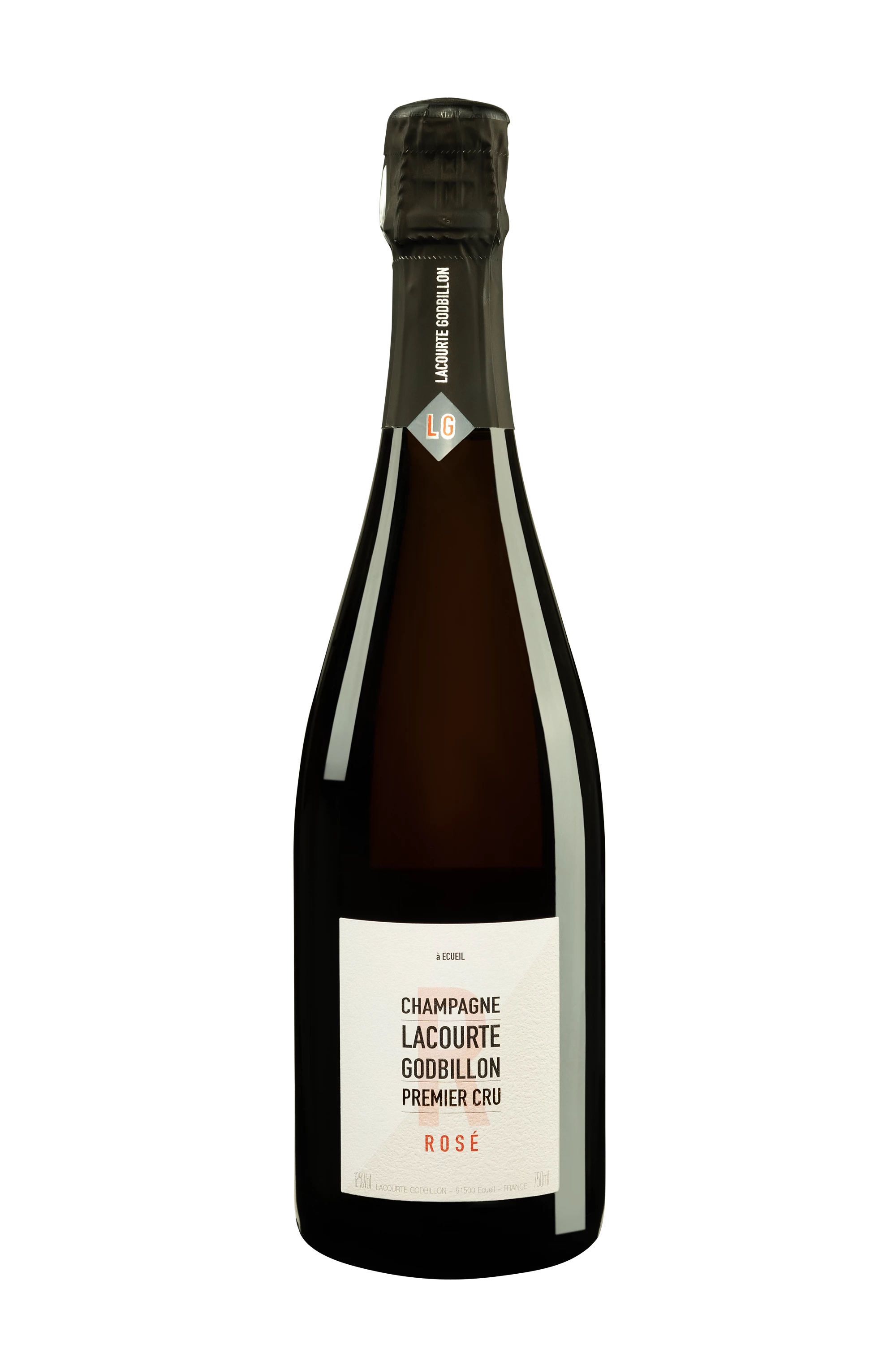 Domaine Lacourte-Godbillon - Champagne Brut 1er Cru Rosé NV 12°, 75cl