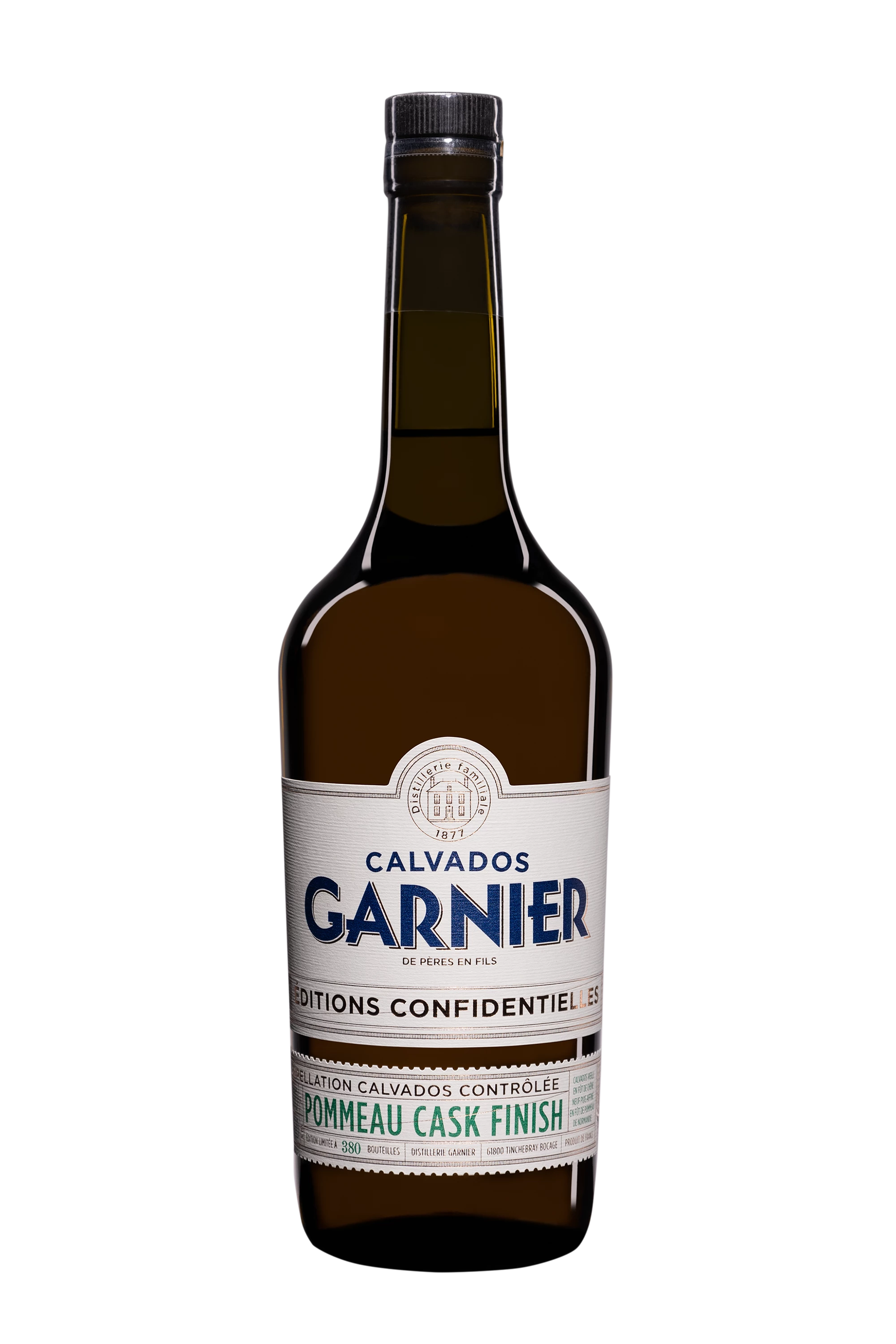 J. Garnier - Calvados "Pommeau Cask Finish" Brun 46° Giftbox, 70cl