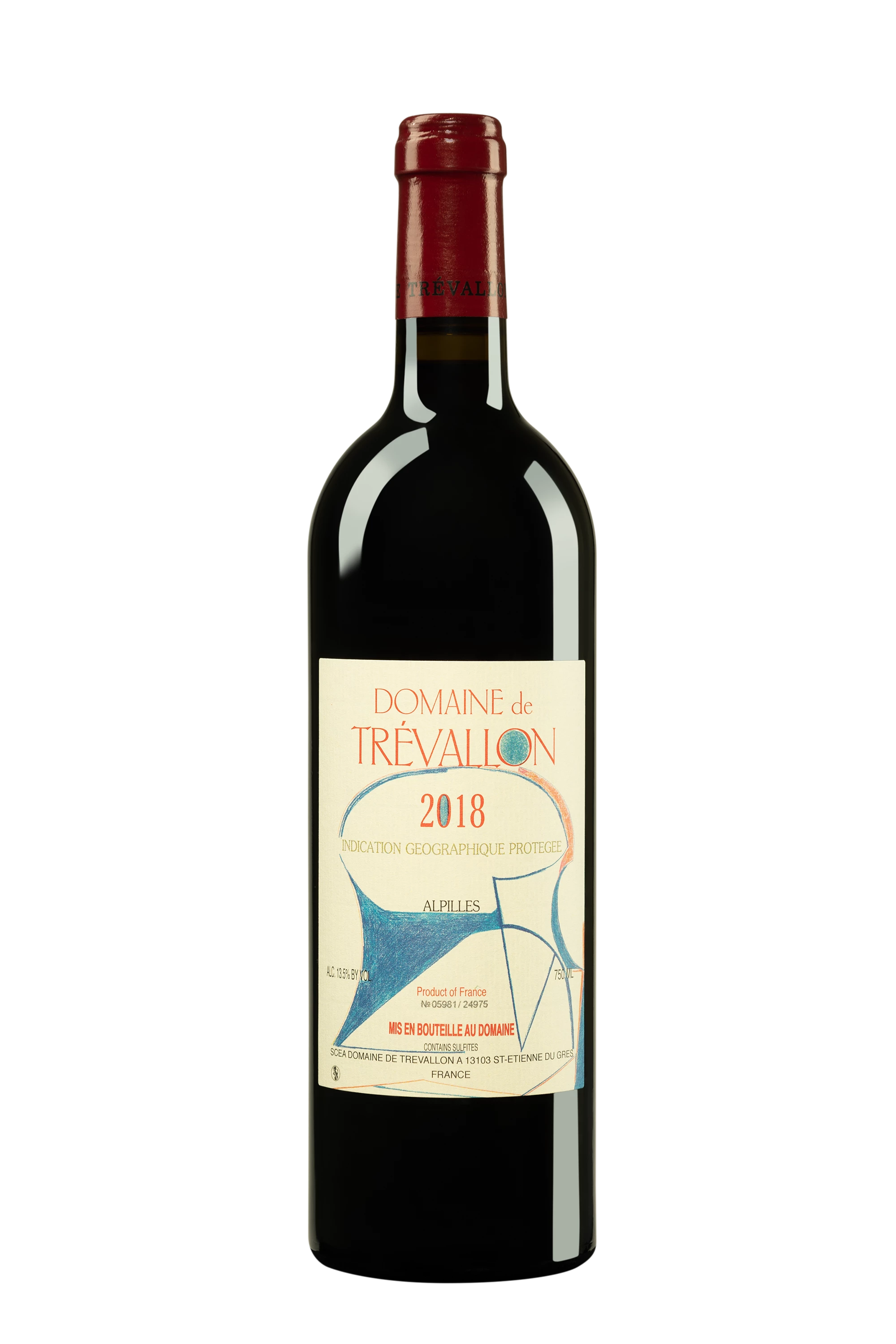 Domaine de Trévallon - Vin de Pays des Alpilles Rouge 2018, 75cl