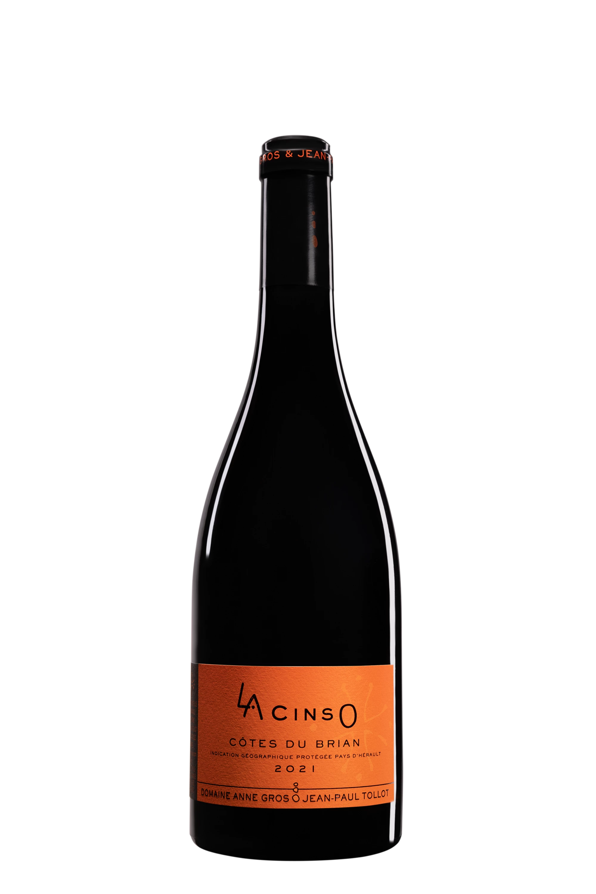 Domaine Anne Gros et Jean-Paul Tollot  - Vin de Pays des Côtes du Brian "La Cinso" Rouge 2021, 75cl