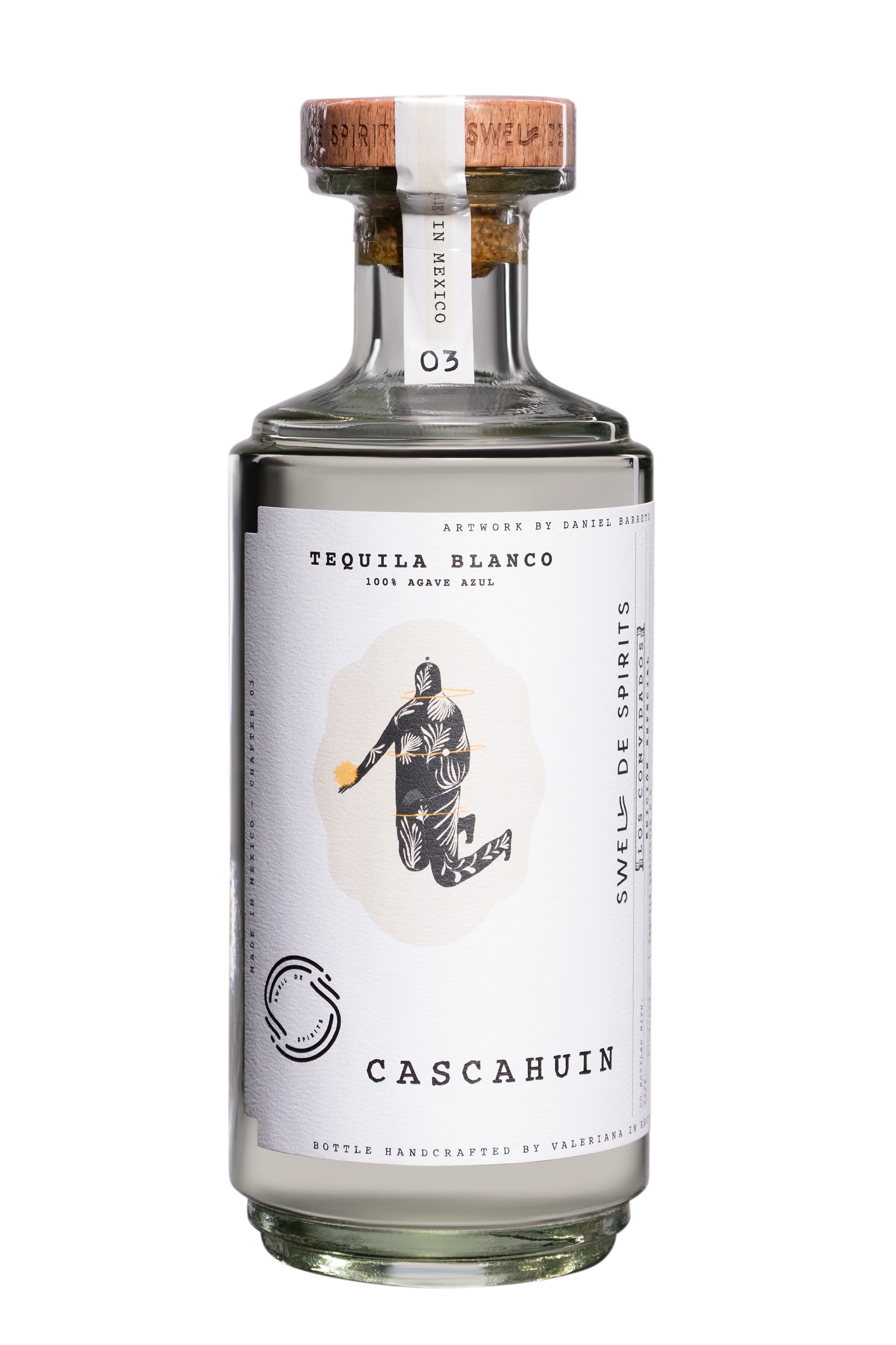 Swell de Spirits - Tequila "Cascahuin - Los Convidados" Blanc NV 47°, 50cl