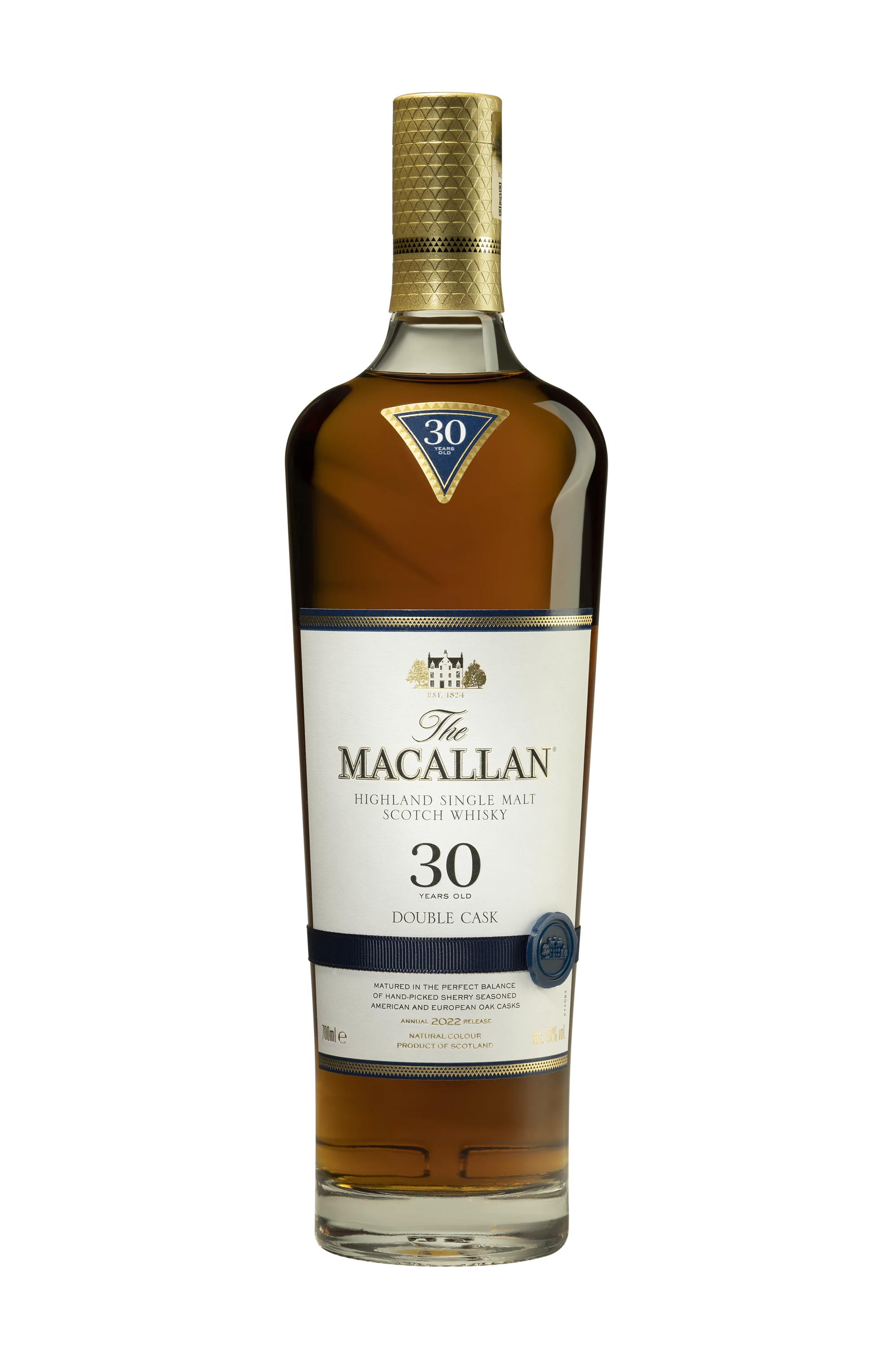 The Macallan - Single Malt Scotch Whisky "30 Ans Double Cask - Release 2022" 43° Giftbox, 70cl