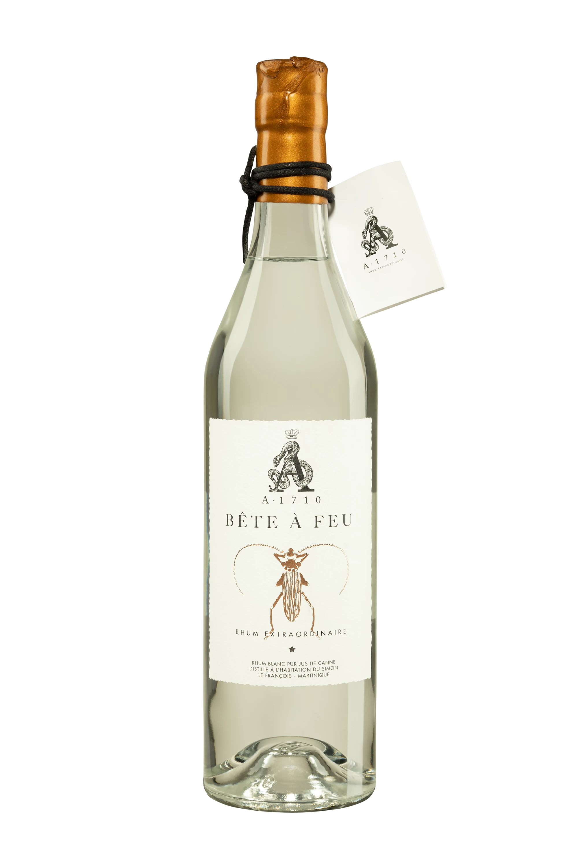 A1710 - Rhum Agricole de Martinique "Bête à Feu" Blanc 50.9°, 70cl