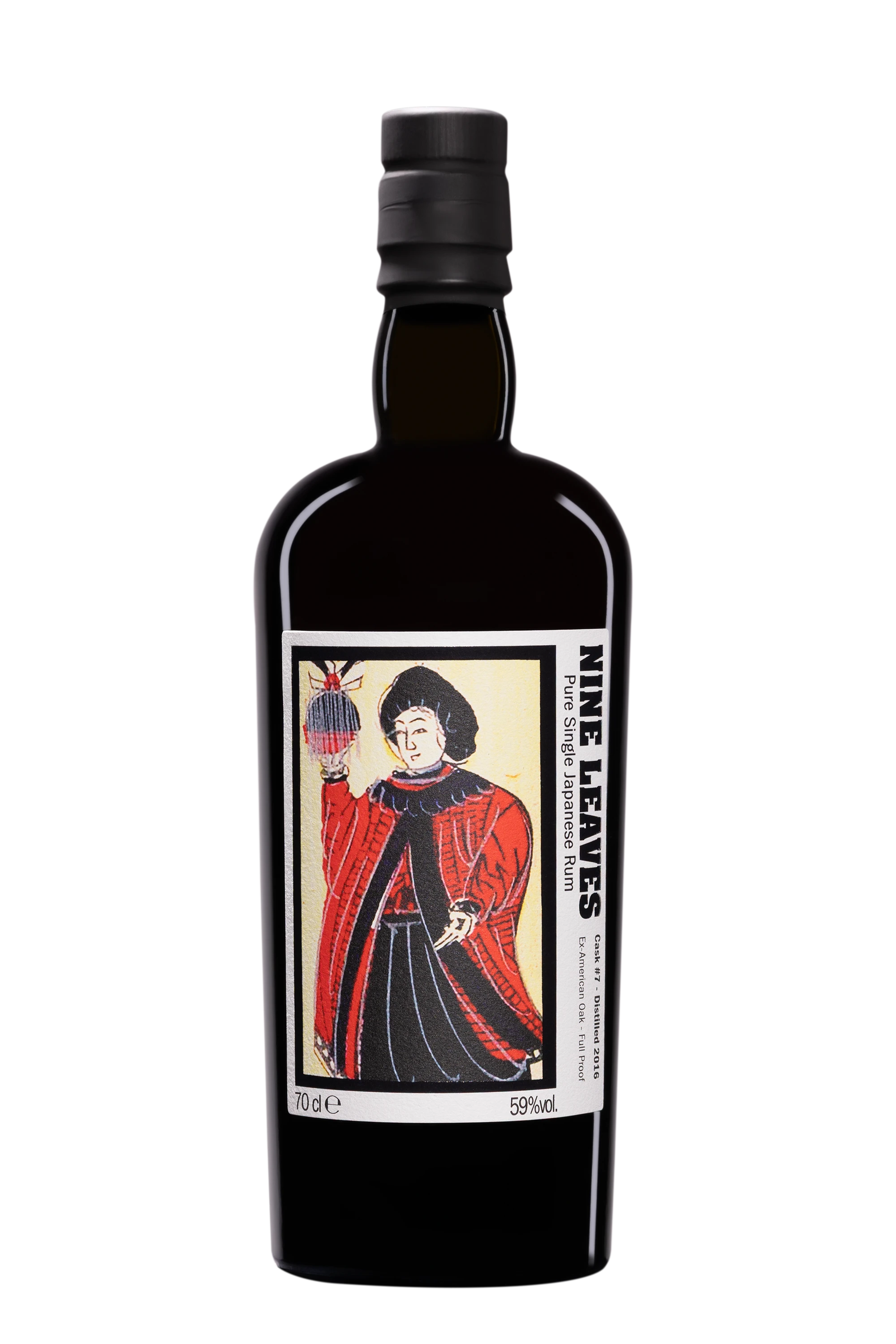 Vélier - Agricultural Japanese Rhum "Nine Leaves - Ex-American Oak - Single Cask #7" Brun 2016 59°, 70cl