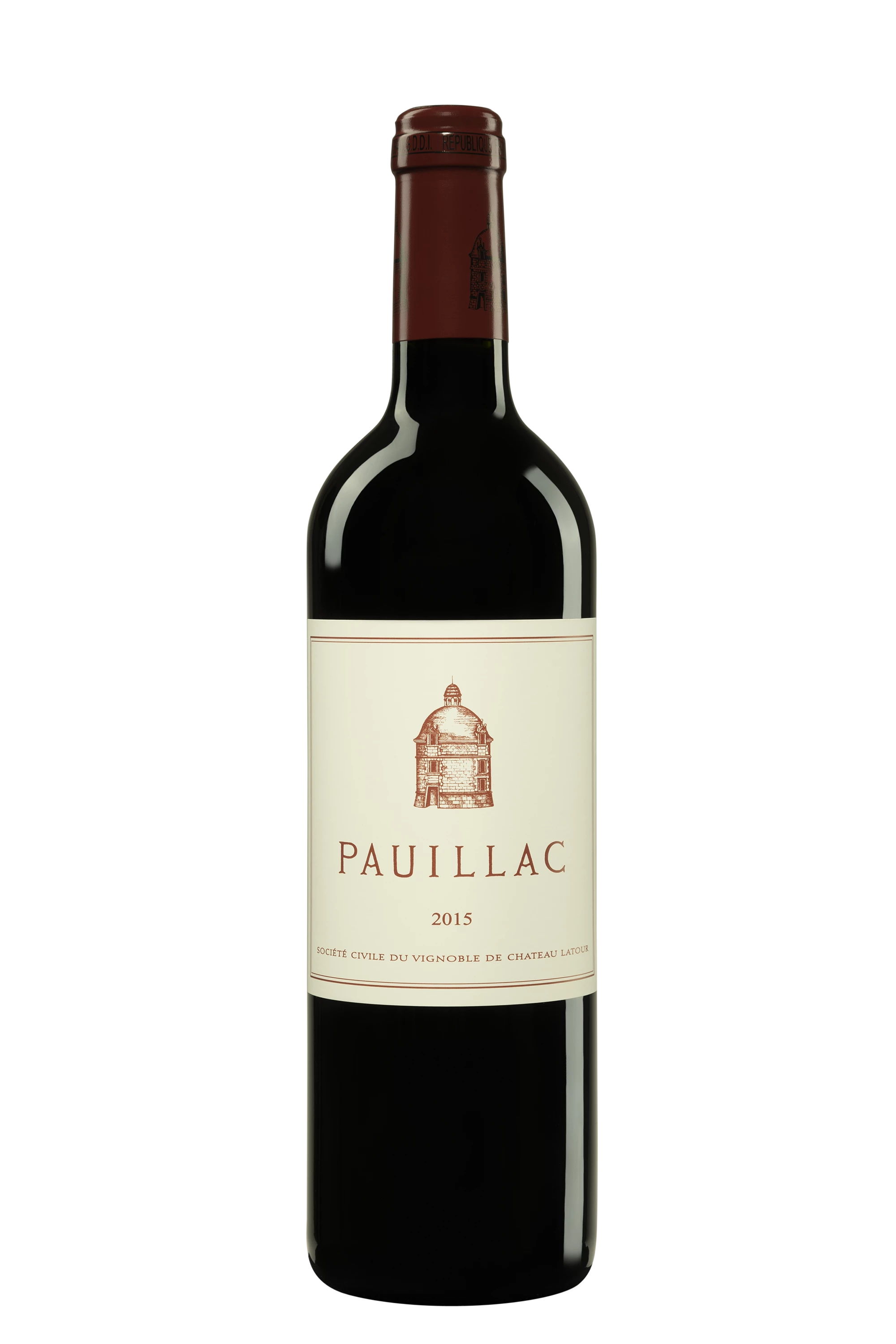 Château Latour - Pauillac "Pauillac de Latour - Troisième Vin de Château Latour" Rouge 2015 13°, 75cl