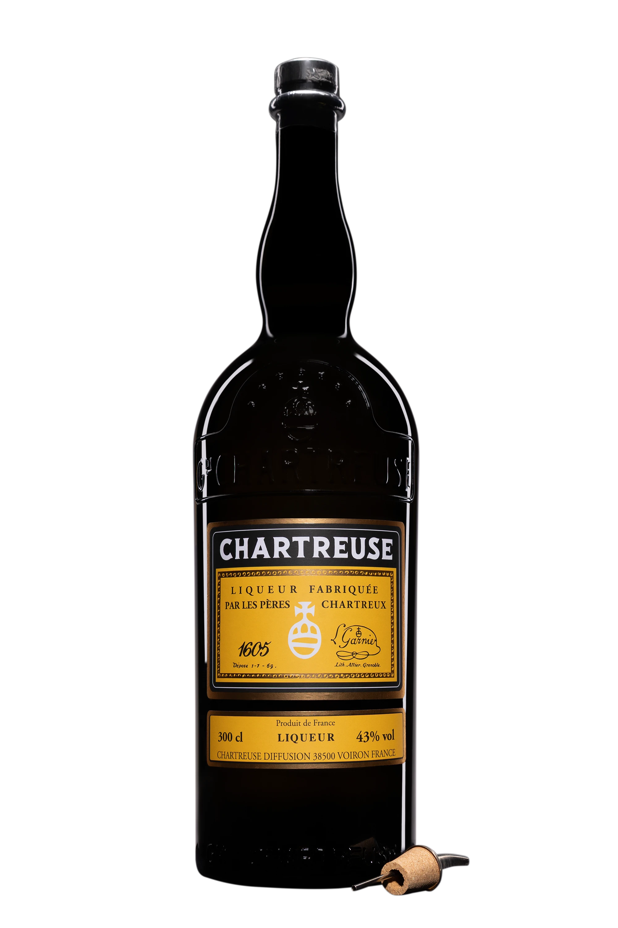 Chartreuse - Liqueur "Reine des Liqueurs - Release 2019" Jaune 43°, 300cl