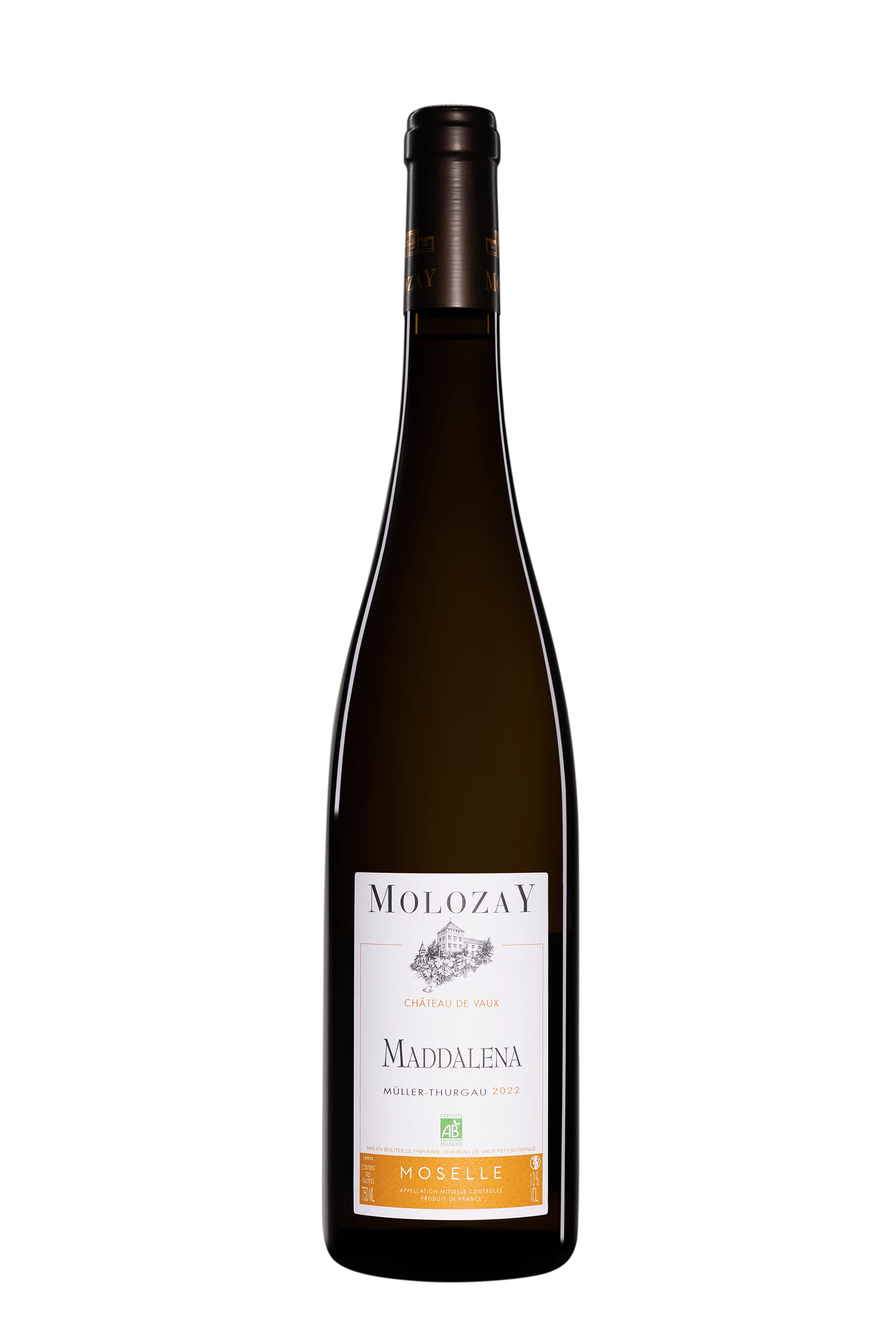 Château de Vaux - Moselle "Maddalena - Müller-Thurgau" Blanc 2022, 75cl
