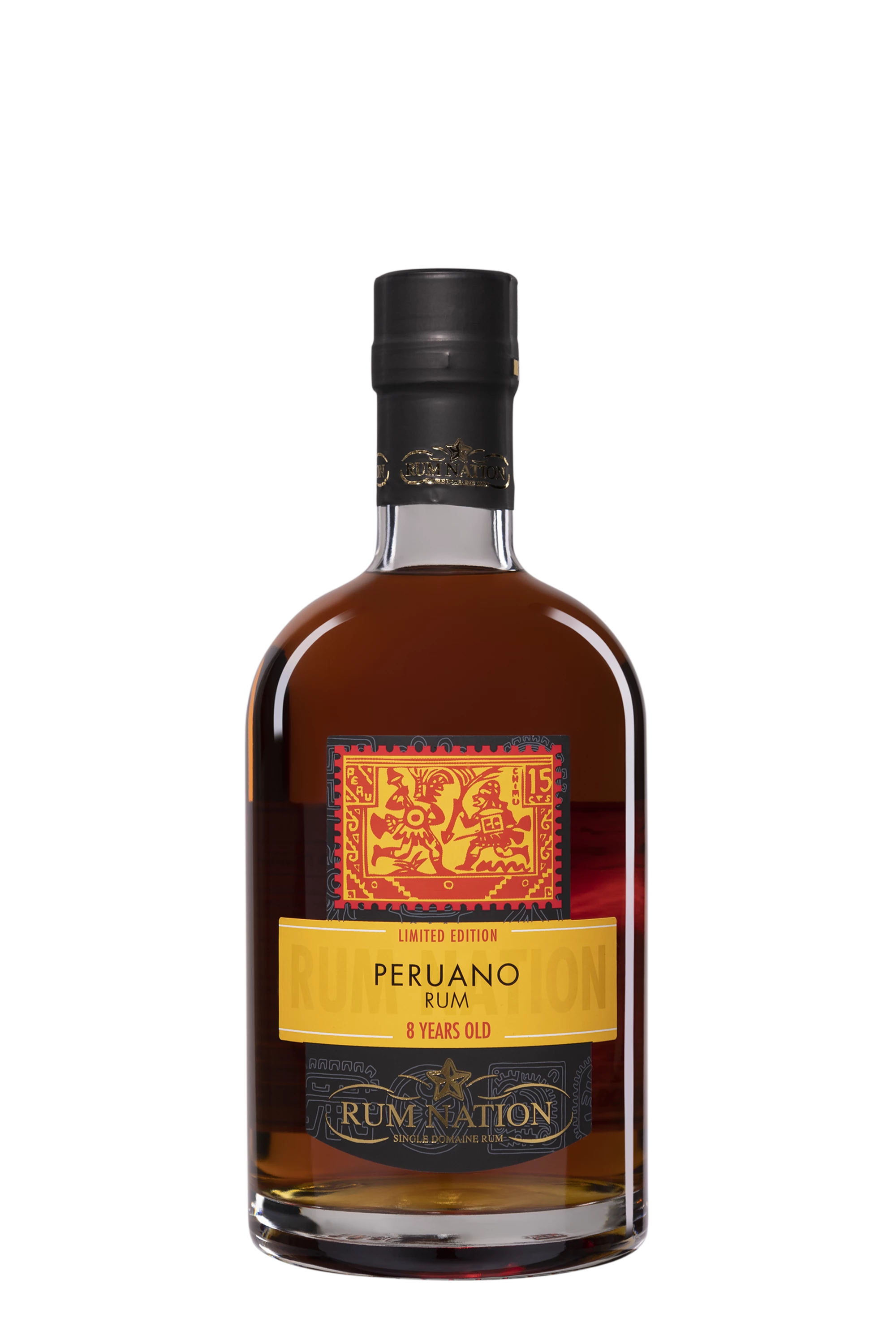 Rossi & Rossi - Molasses Peruvian Rhum "Rum Nation - 8 Ans Peruano" Brun 42° Giftbox, 70cl