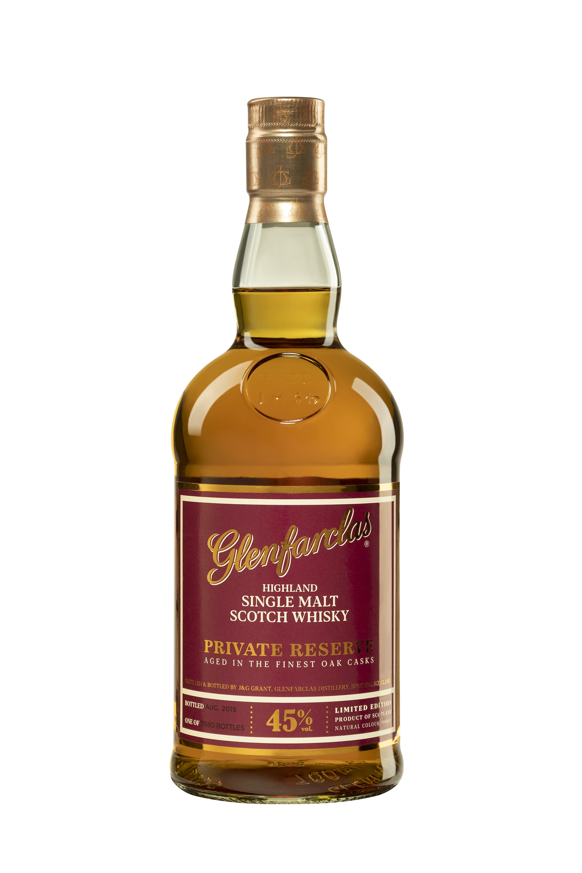 Glenfarclas - Single Malt Scotch Whisky "Private Reserve - Release 2019" 45° Giftbox, 70cl