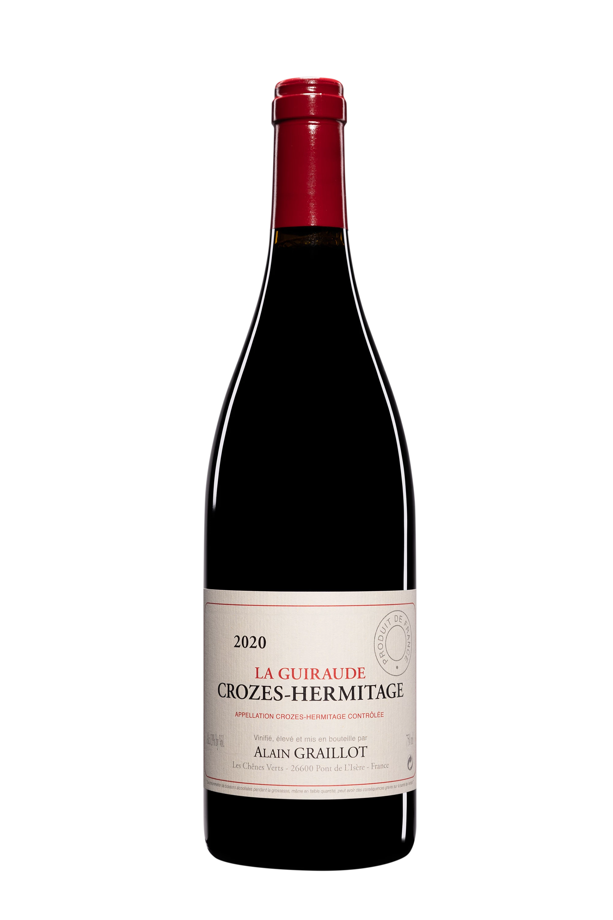 Domaine Alain Graillot - Crozes Hermitage "La Guiraude" Rouge 2020, 75cl