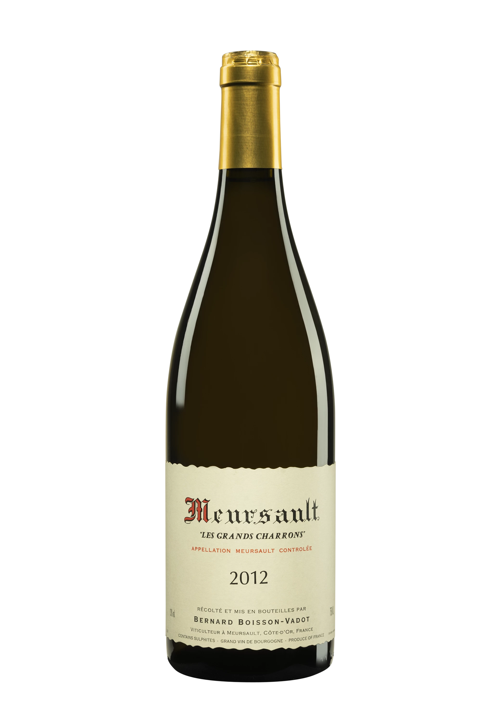Domaine Bernard Boisson-Vadot - Meursault "Les Grands Charrons" Blanc 2012, 75cl