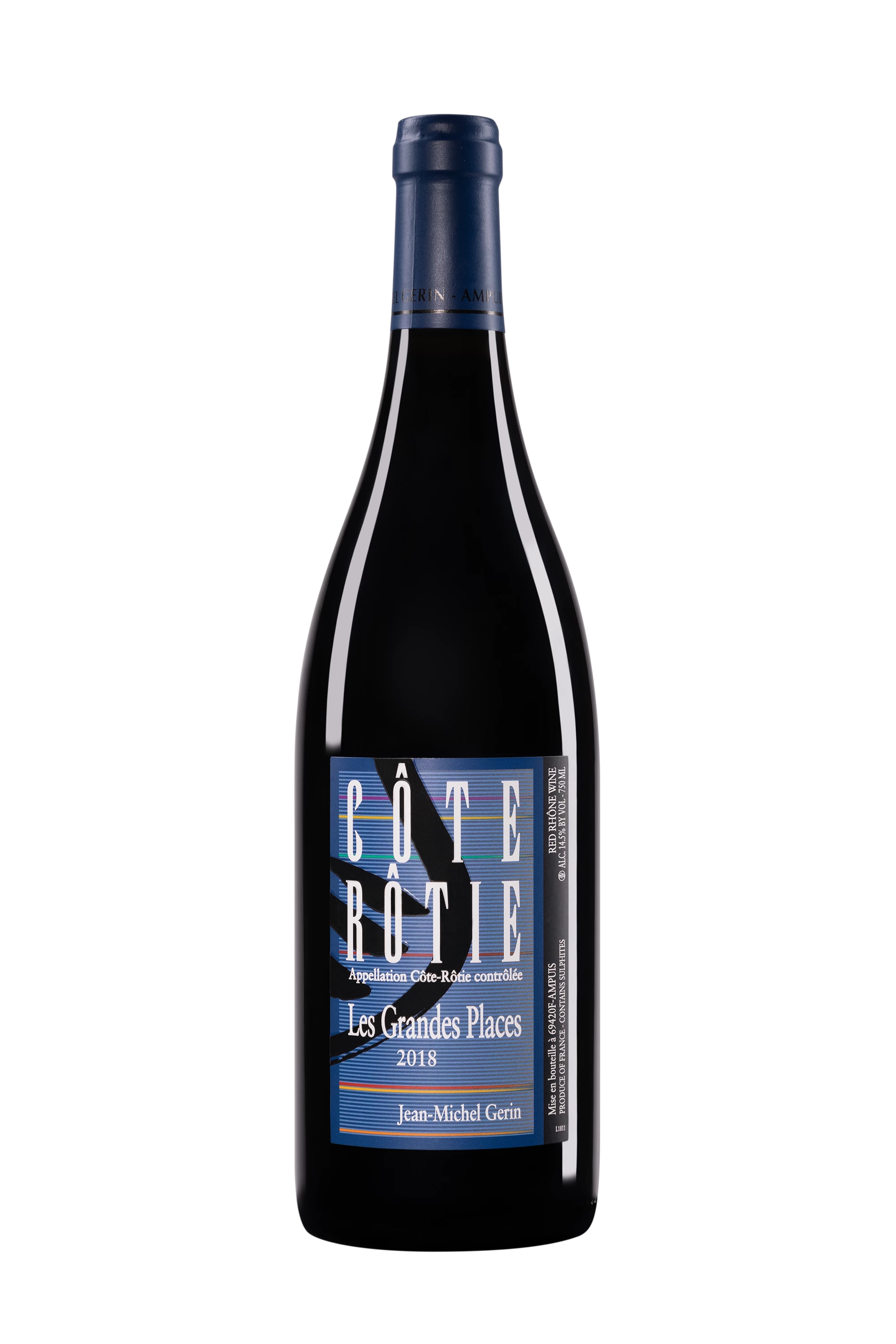 Domaine Jean-Michel Gérin - Côte-Rotie "Les Grandes Places" Rouge 2018, 75cl