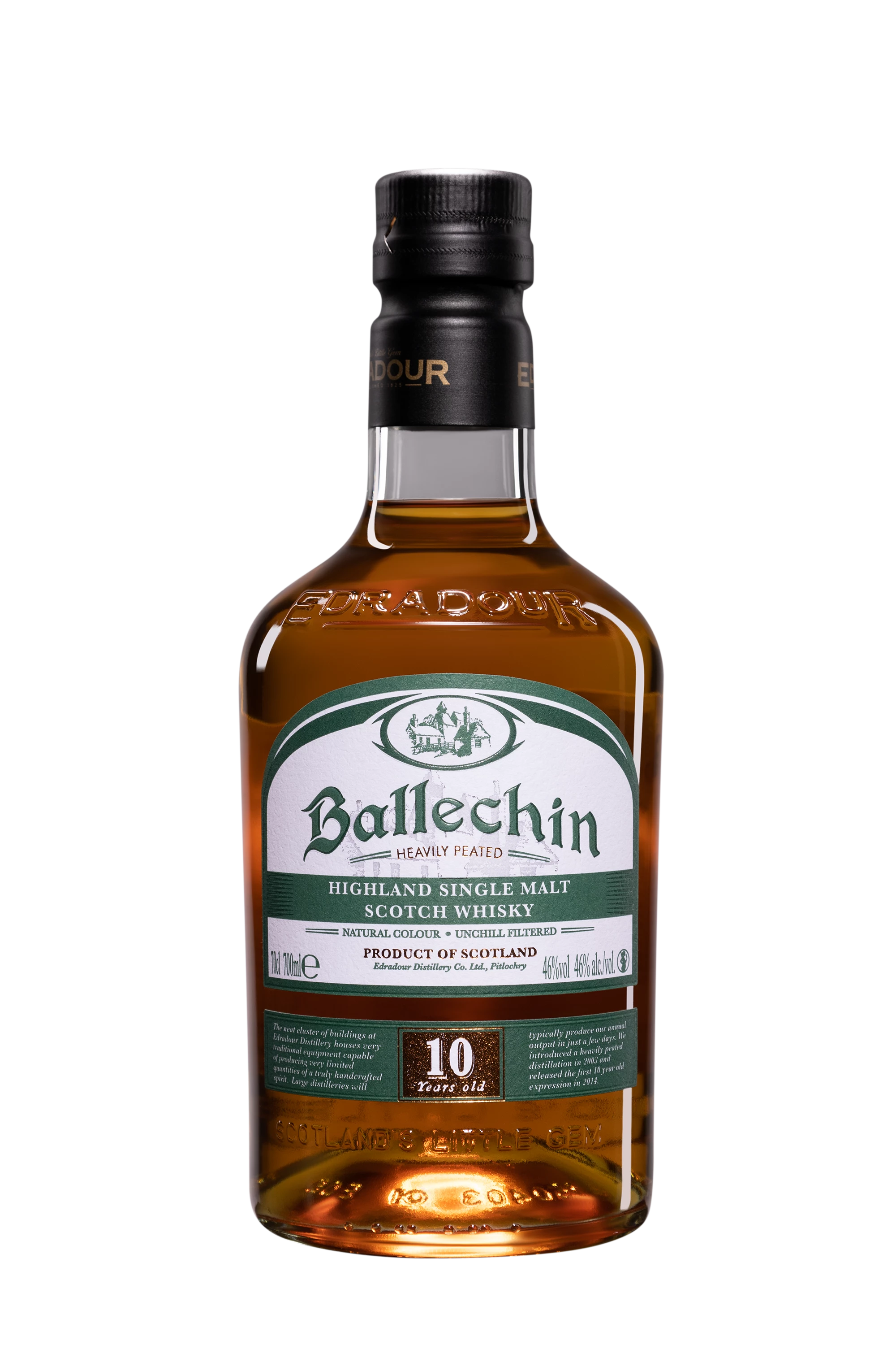 Edradour - Single Malt Scotch Whisky "10 Ans Ballechin" 46° Giftbox, 70cl