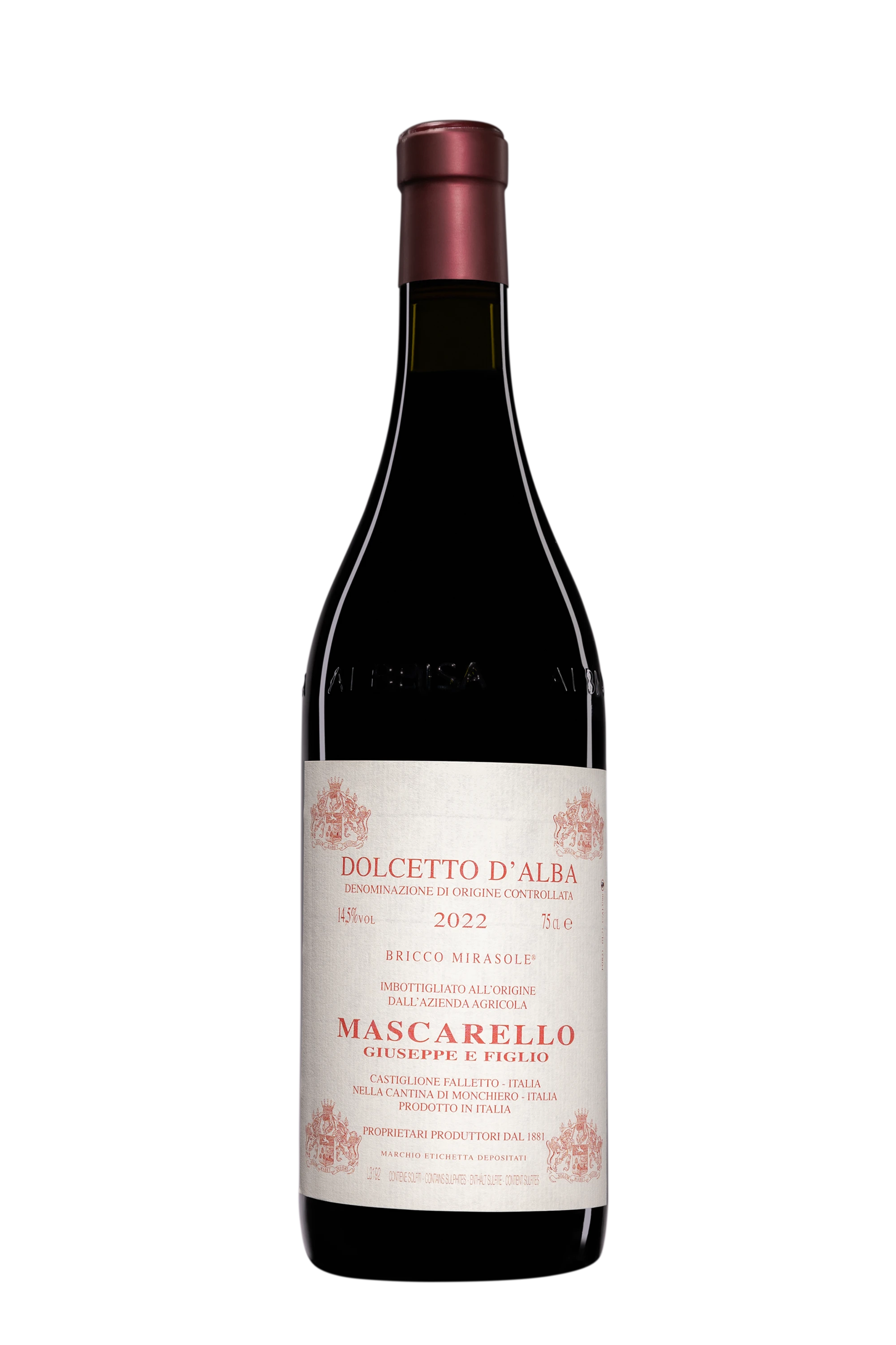 Giuseppe Mascarello - Dolcetto d'Alba "Bricco Mirasole" Rouge 2022 14.5°, 75cl