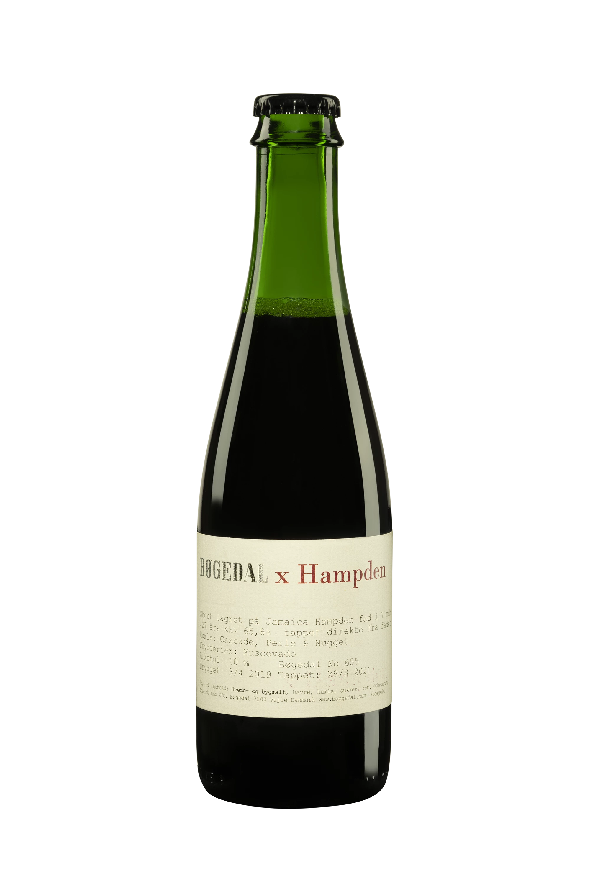 Brasserie Bogedal - Bière du Danemark "Bogedal x Hampden" 10°, 36.5cl