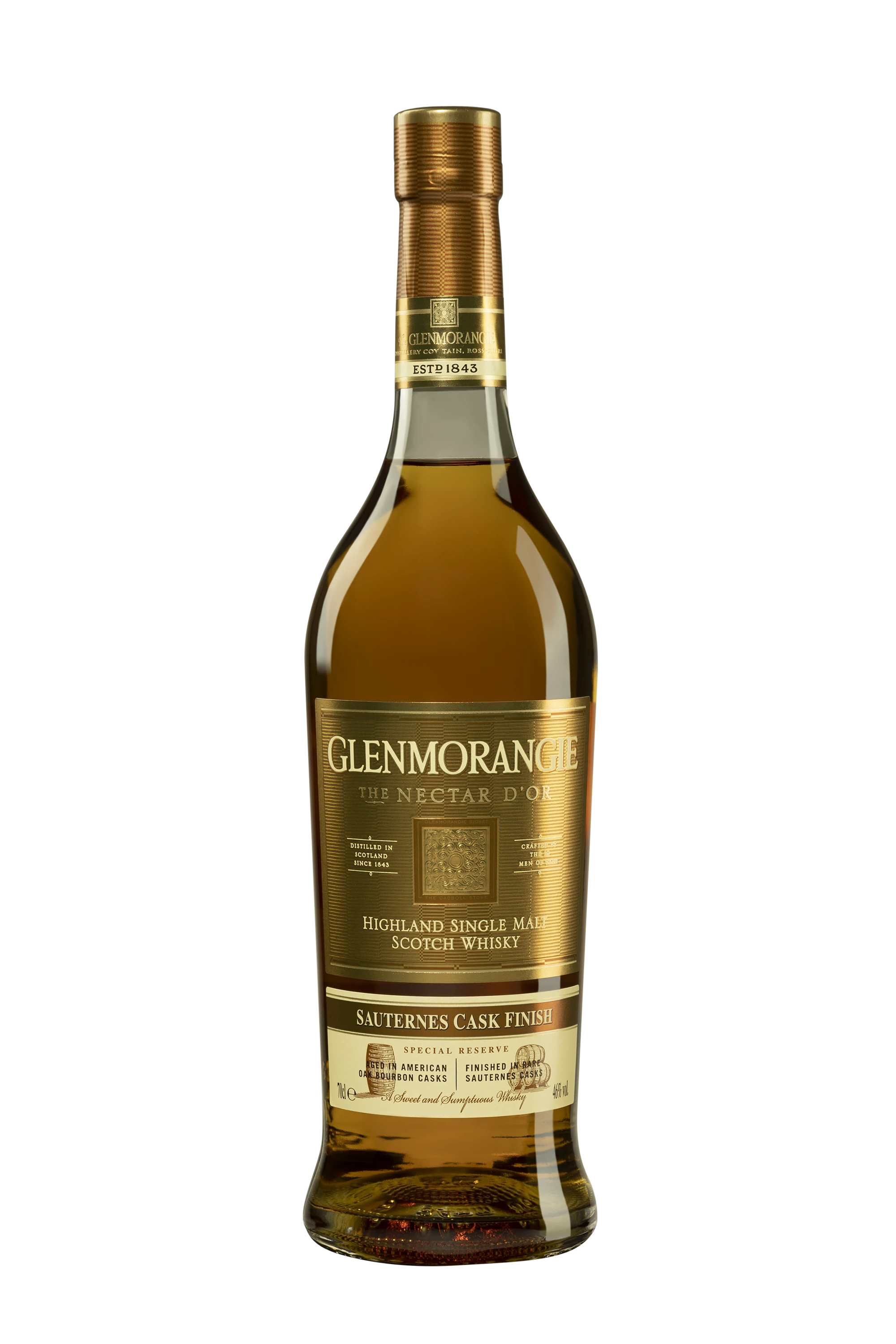 Glenmorangie - Single Malt Scotch Whisky "12 Ans - The Nectar d'Or" 46° Giftbox, 70cl