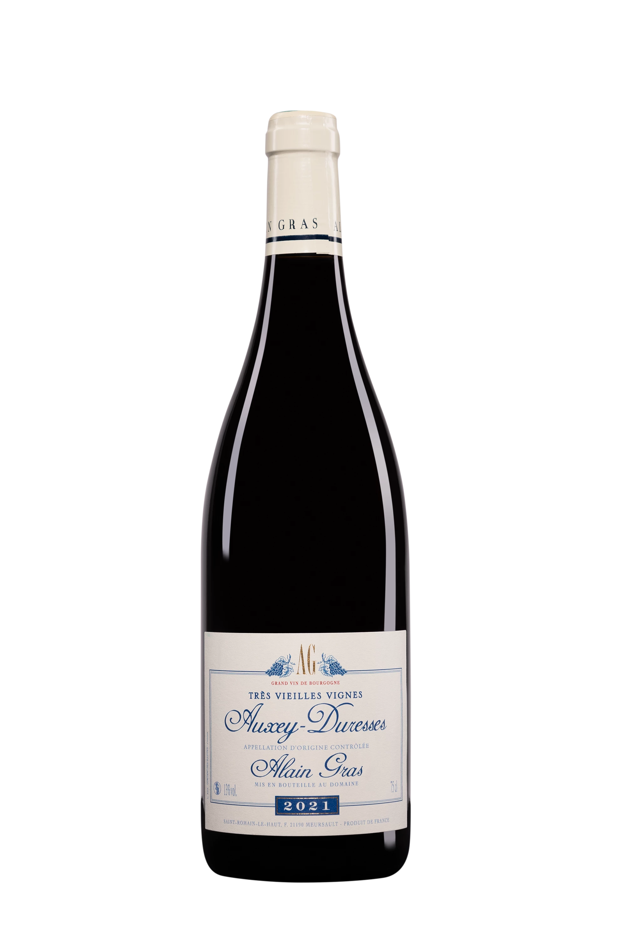 Domaine Alain Gras - Auxey-Duresses "Très Vieilles Vignes" Rouge 2021, 75cl