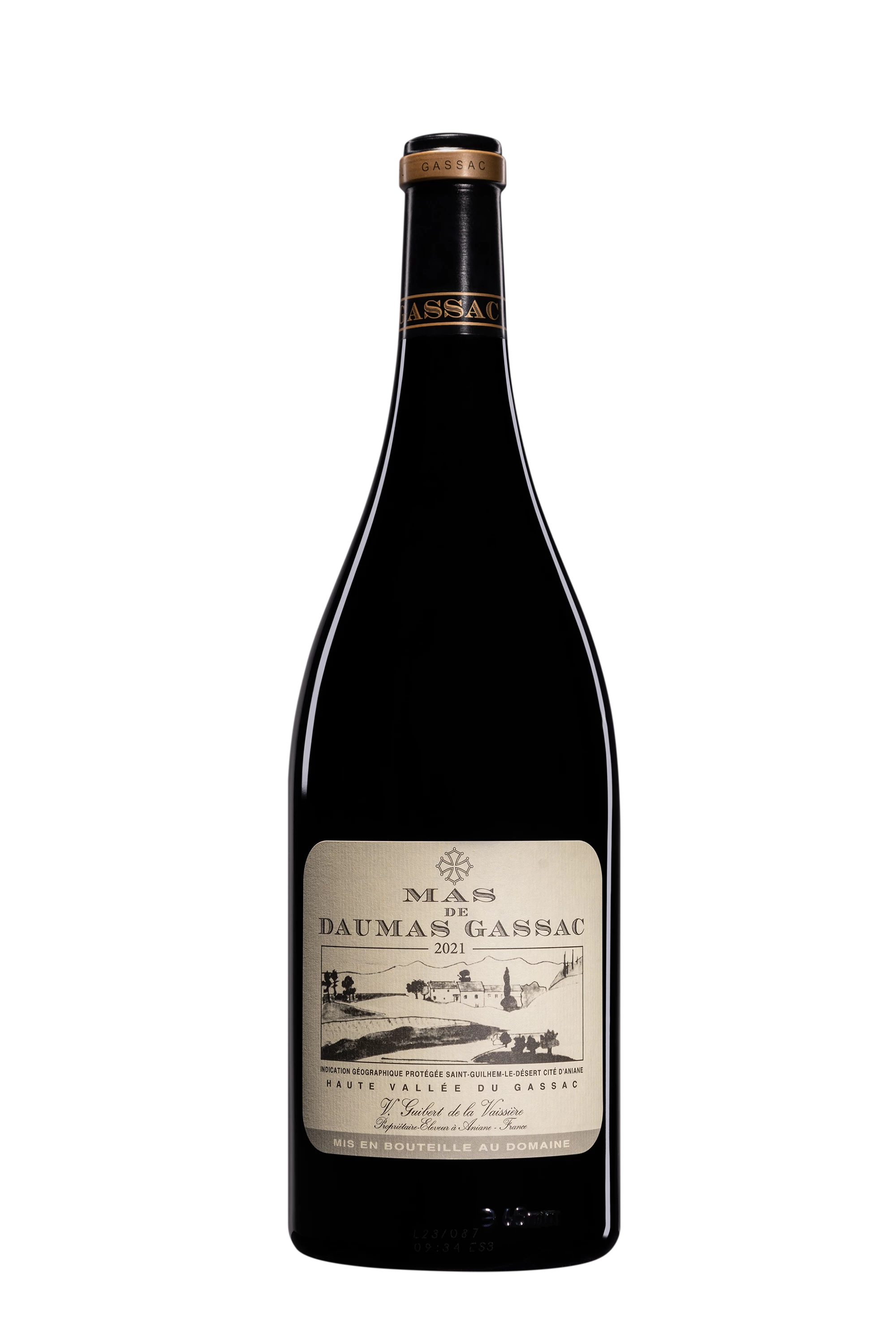 Mas Daumas Gassac - Vin de Pays de Saint Guilhem-le-Désert - Cité d'Aniane Rouge 2021, 150cl