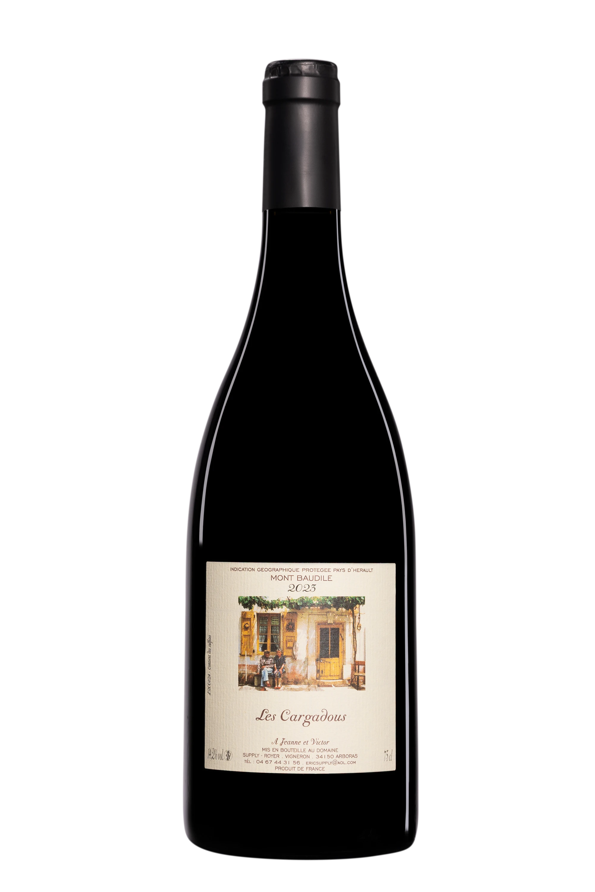 Domaine Supply-Royer - Pays d'Hérault Mont Baudile "Mourvèdre des Cargadous" Rouge 2023, 75cl