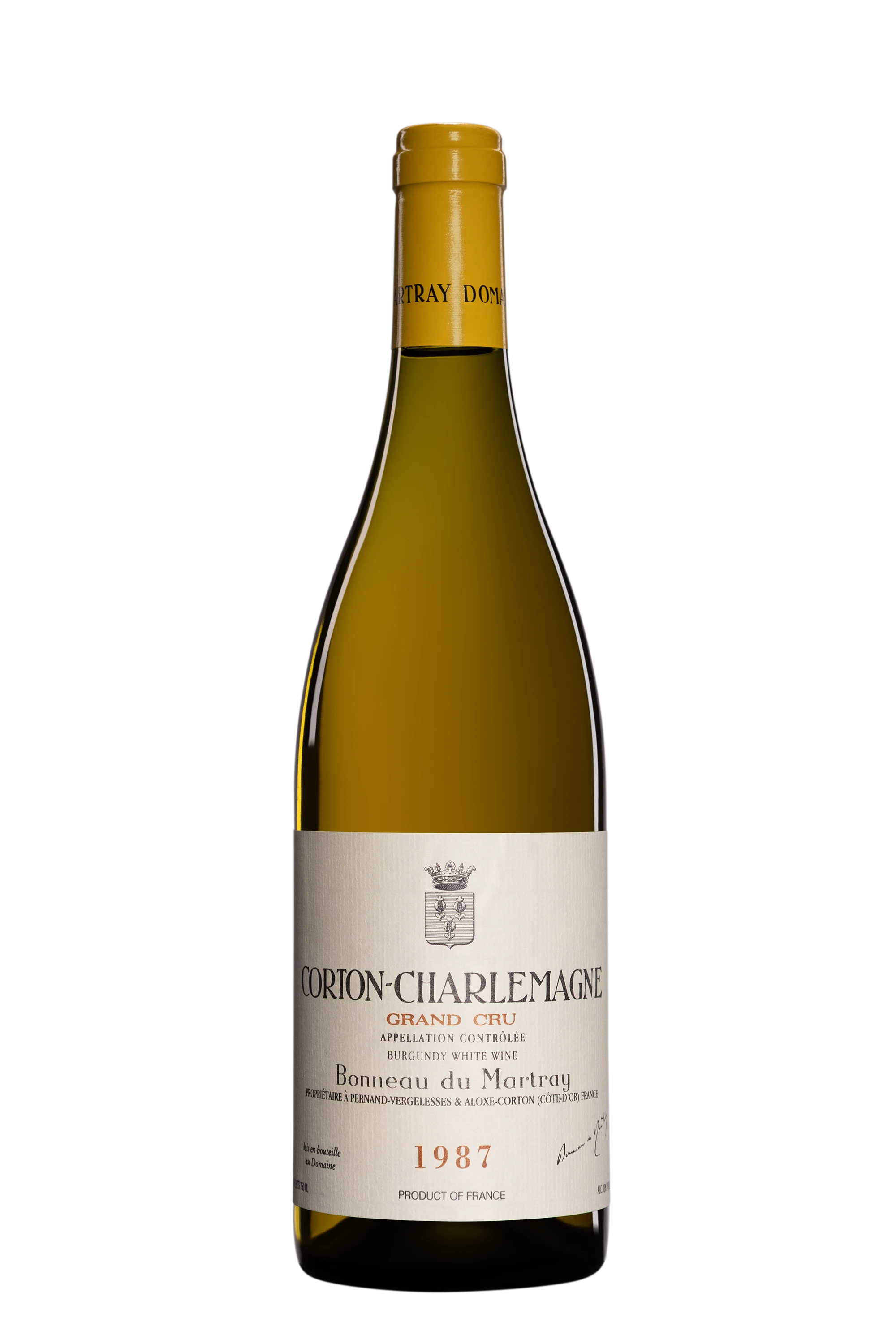 Domaine Bonneau du Martray - Corton-Charlemagne Grand Cru Blanc 1987 13°, 75cl