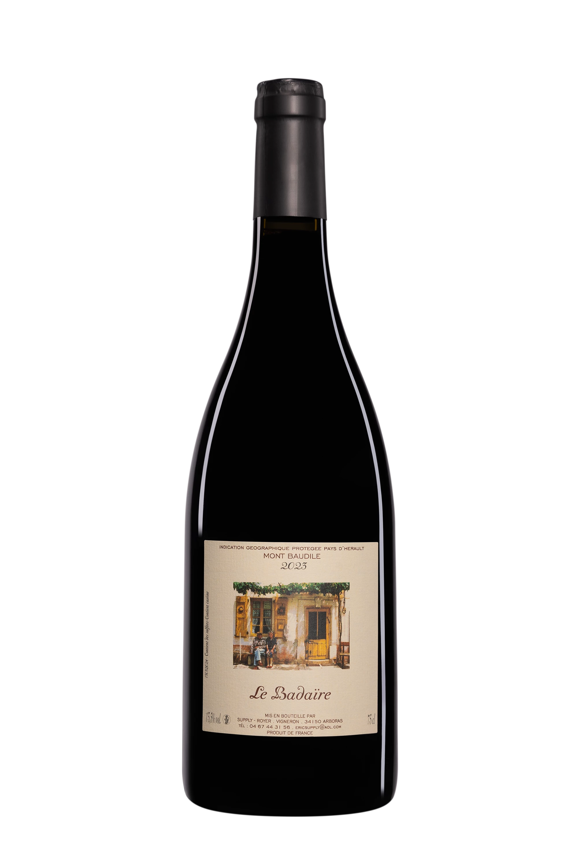 Domaine Supply-Royer - Vin de Pays d'Hérault Mont Baudile "Le Badaire" Rouge 2023 13.5°, 75cl