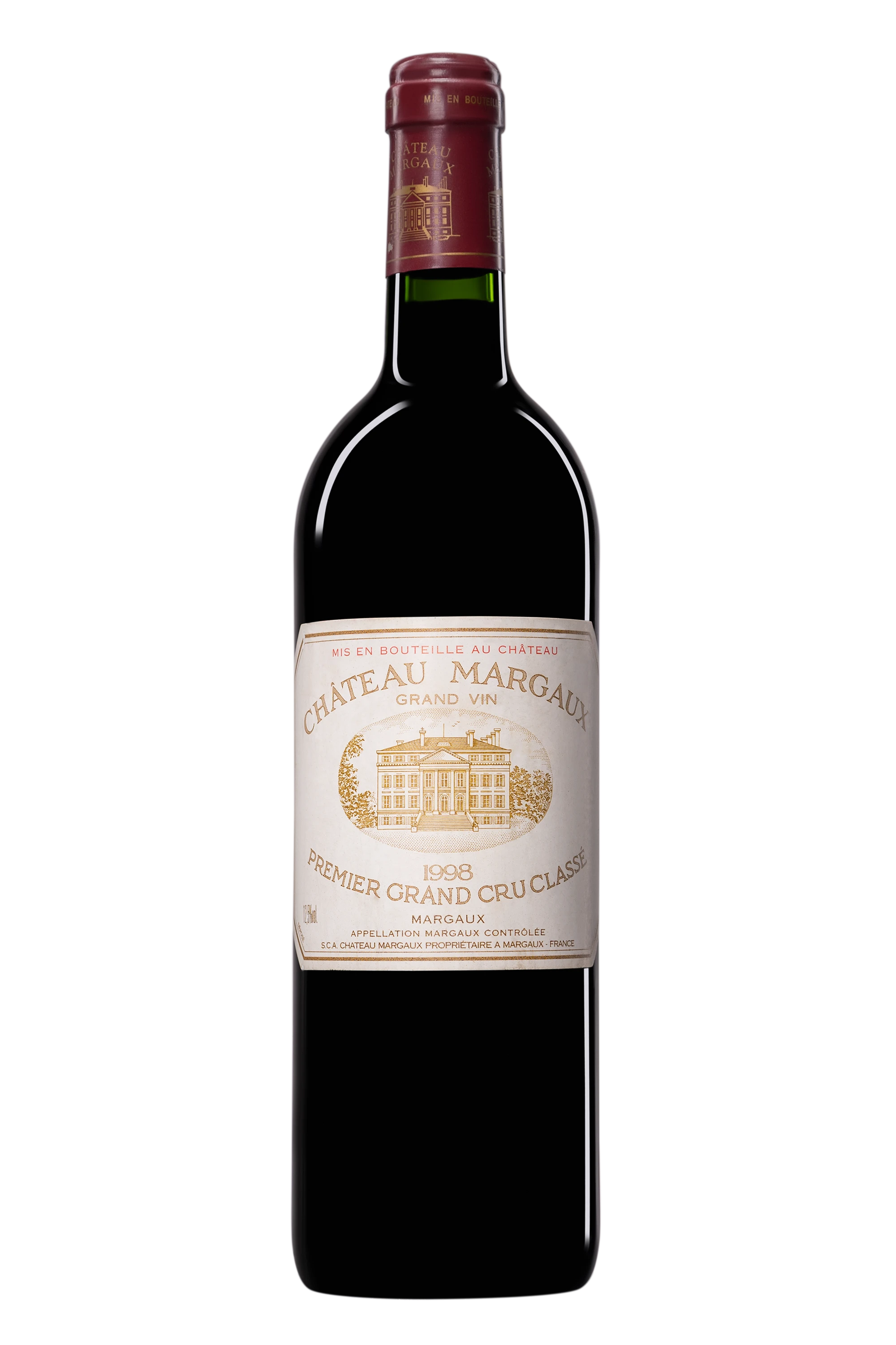 Château Margaux - Margaux 1er Grand Cru Classé "Premier Vin de Château Margaux" Rouge 1998 12.5°, 75cl