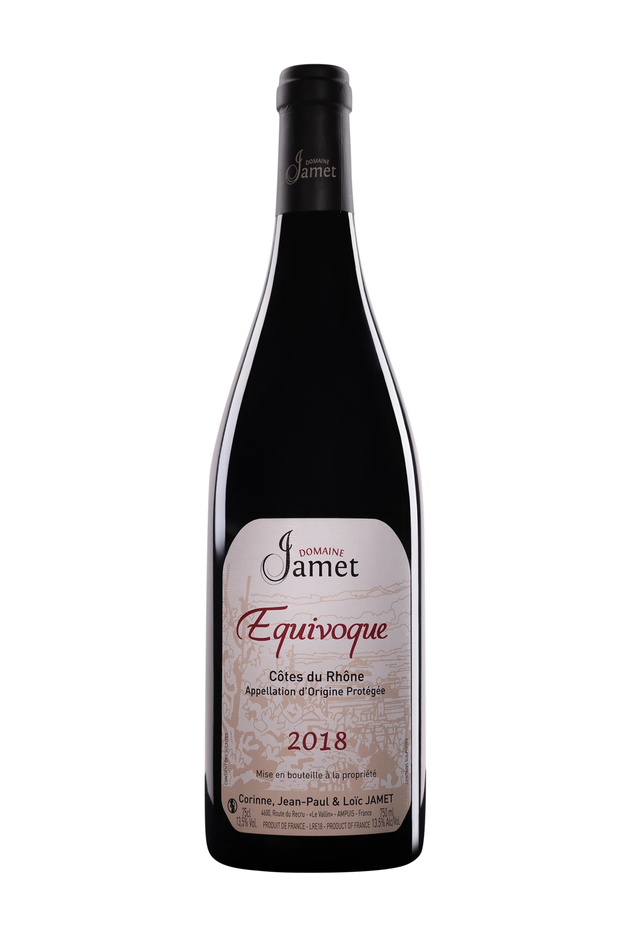 Domaine Jamet - Côtes du Rhône "Equivoque" Rouge 2018, 75cl
